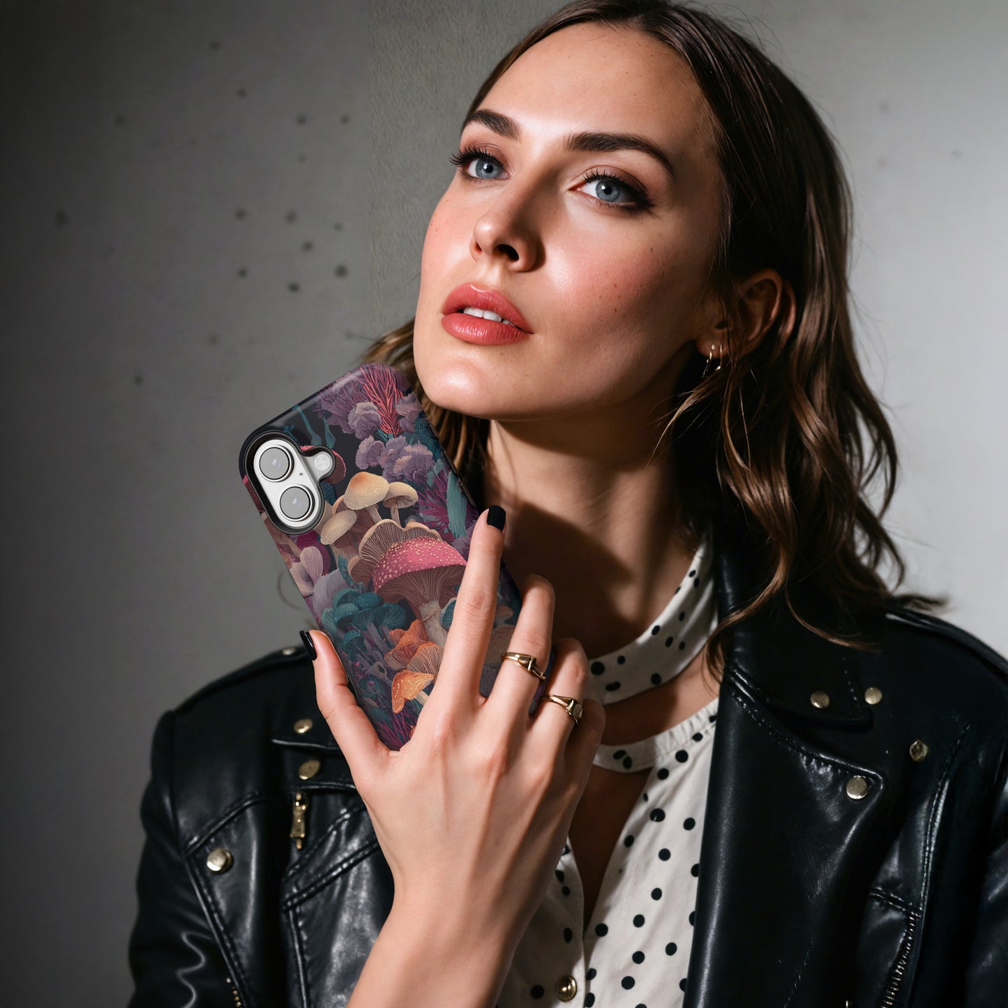 Carcasa Mystic Bloom Funda de Doble Capa de Máxima protección.