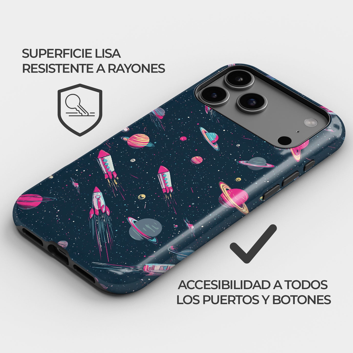 Carcasa Cosmic Crush Funda de Doble Capa de Máxima protección.