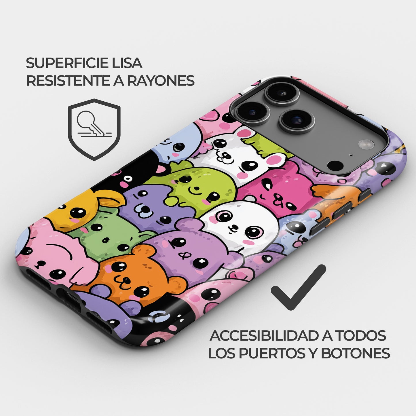 Carcasa Cutie Crew Funda de Doble Capa de Máxima protección.