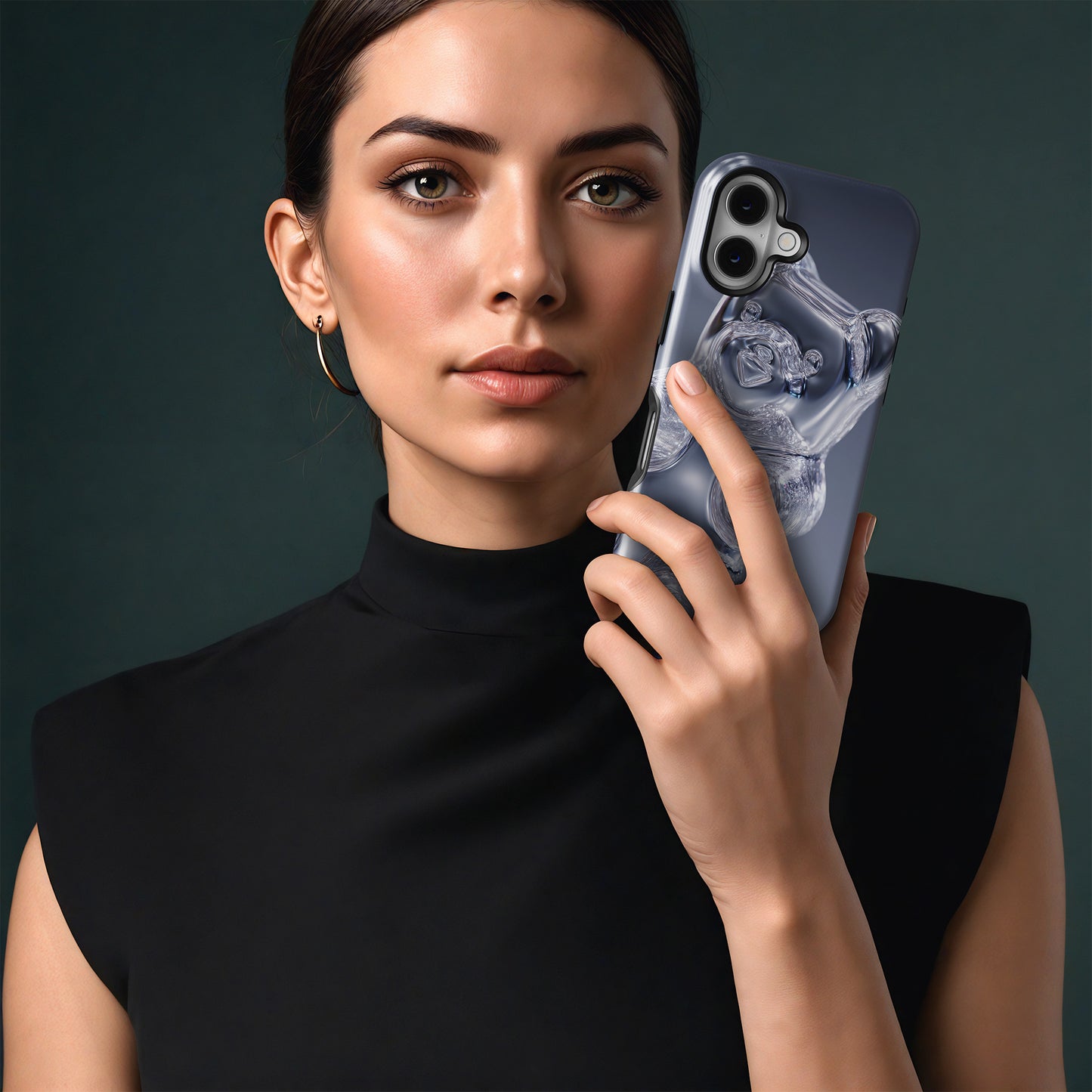 Carcasa Crystal Gummy Funda de Doble Capa de Máxima protección.