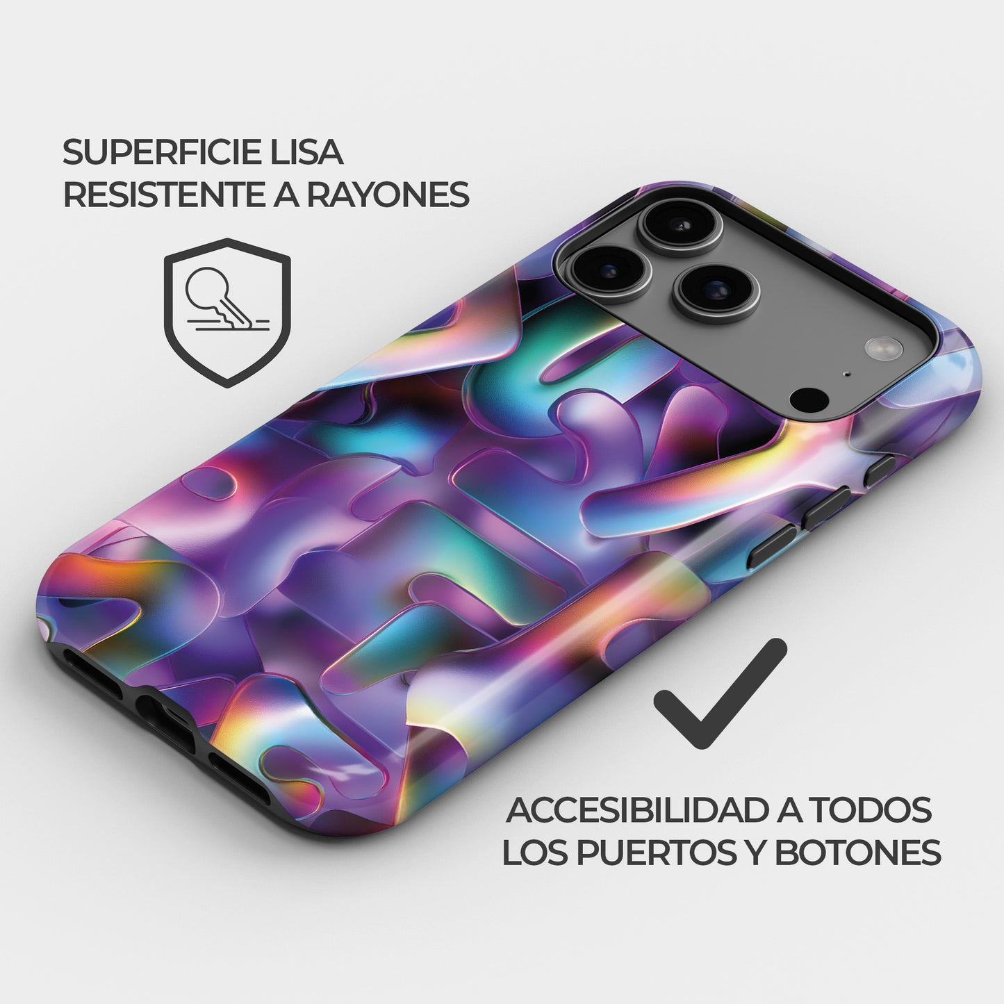 Carcasa Holo Vibe Funda de Doble Capa de Máxima protección.