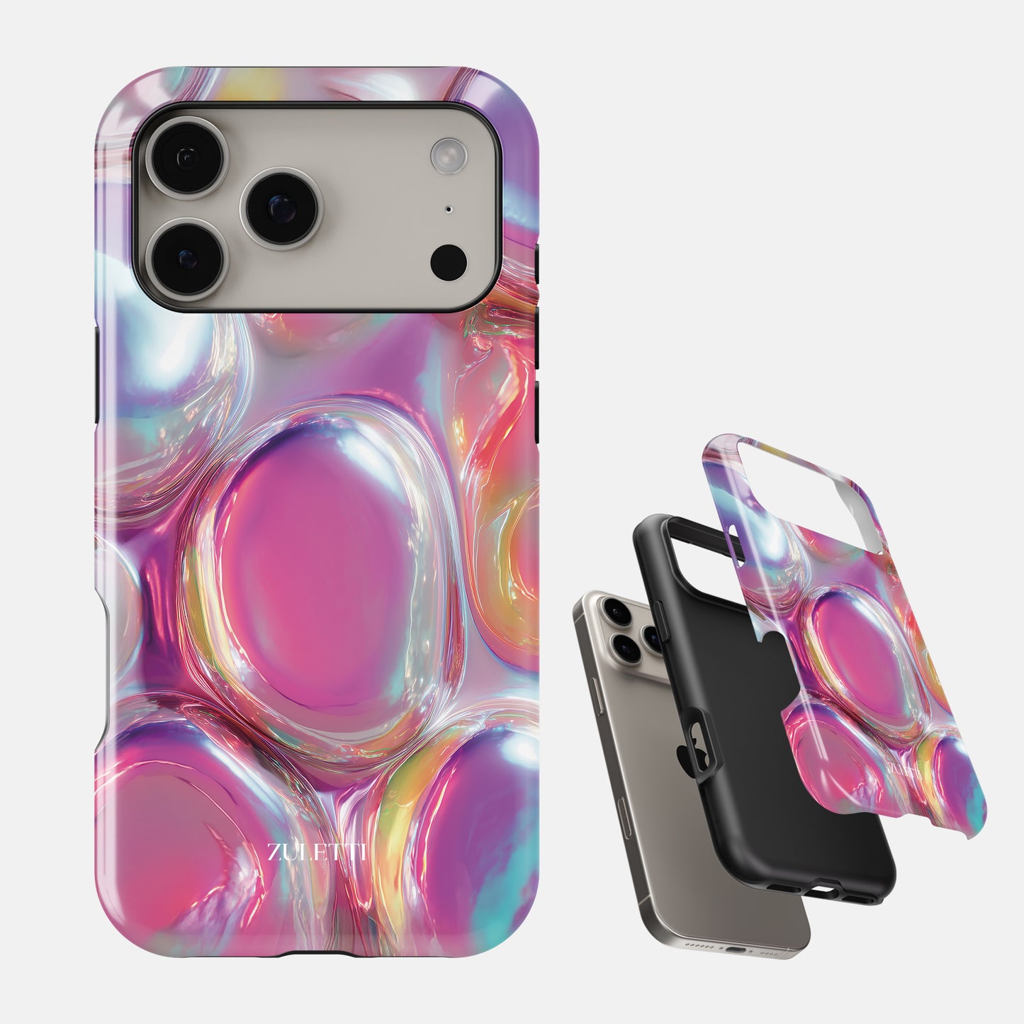 Carcasa Bubble Glam Funda de Doble Capa de Máxima protección.