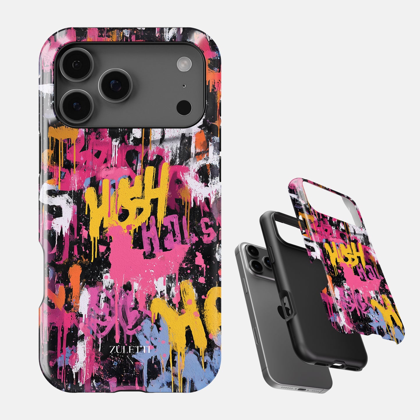 Carcasa Graffiti Riot Funda de Doble Capa de Máxima protección.