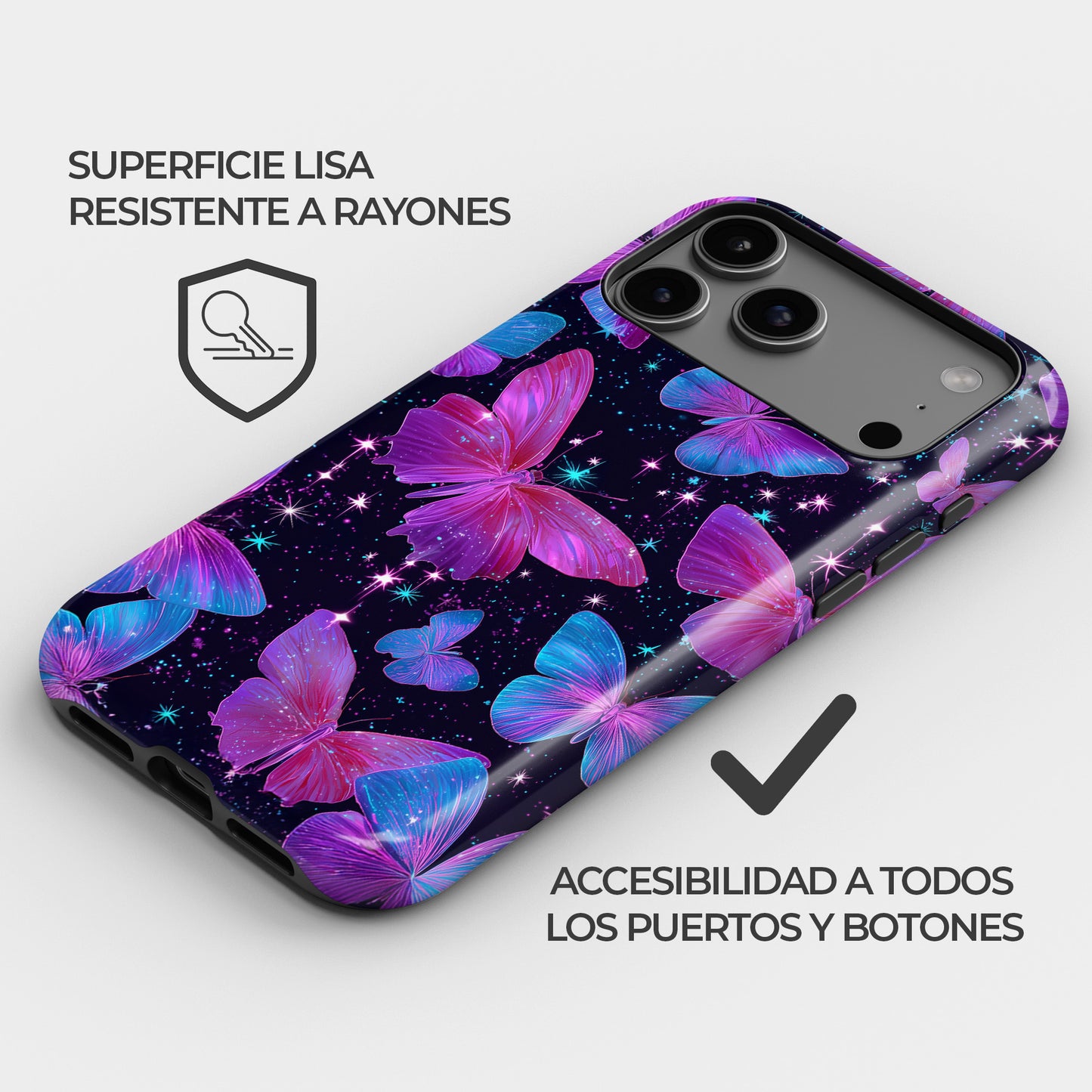 Carcasa Cosmic Wings Funda de Doble Capa de Máxima protección.