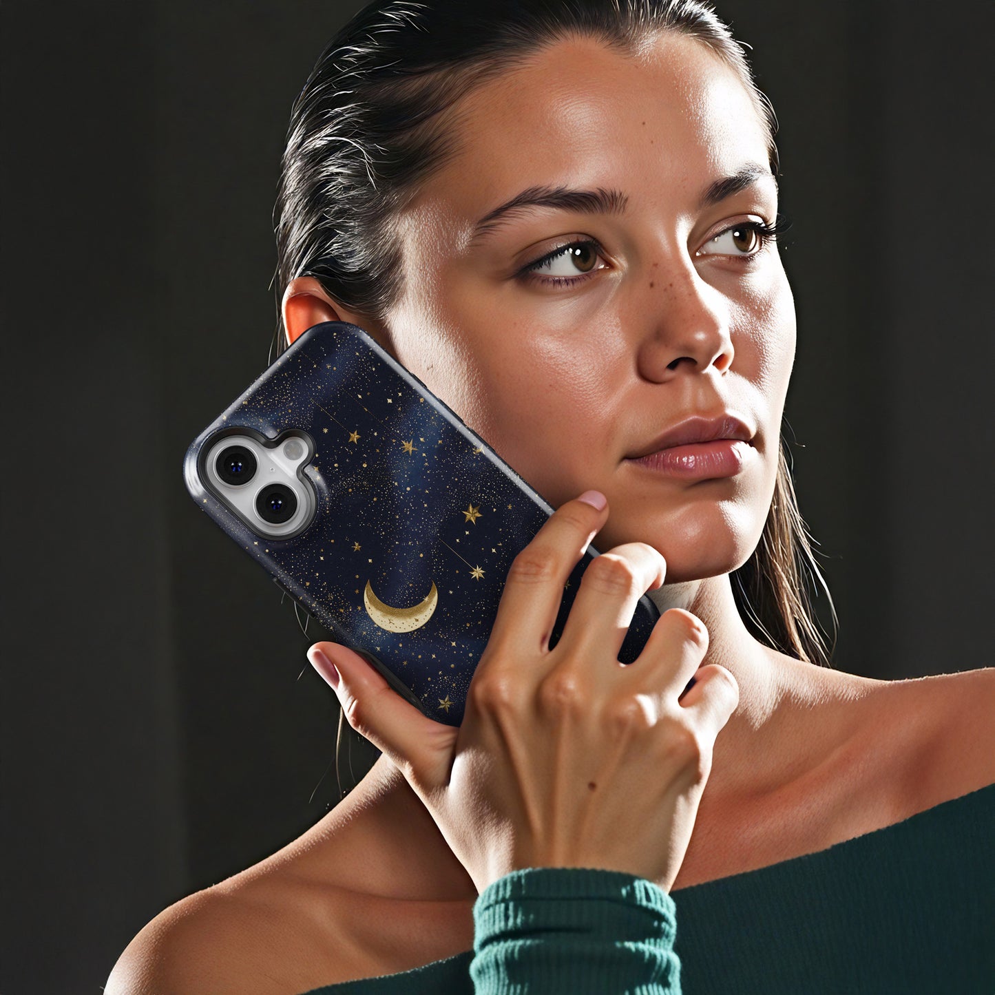 Carcasa Golden Aura Funda de Doble Capa de Máxima protección.