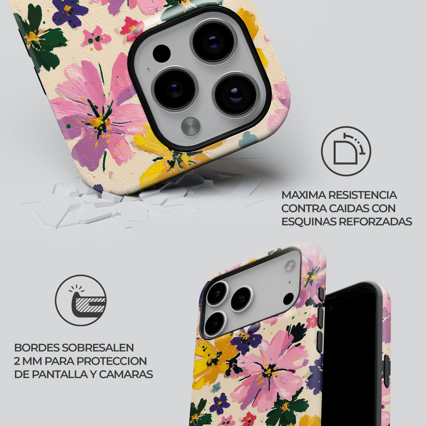 Carcasa Canvas Vibe Funda de Doble Capa de Máxima protección.