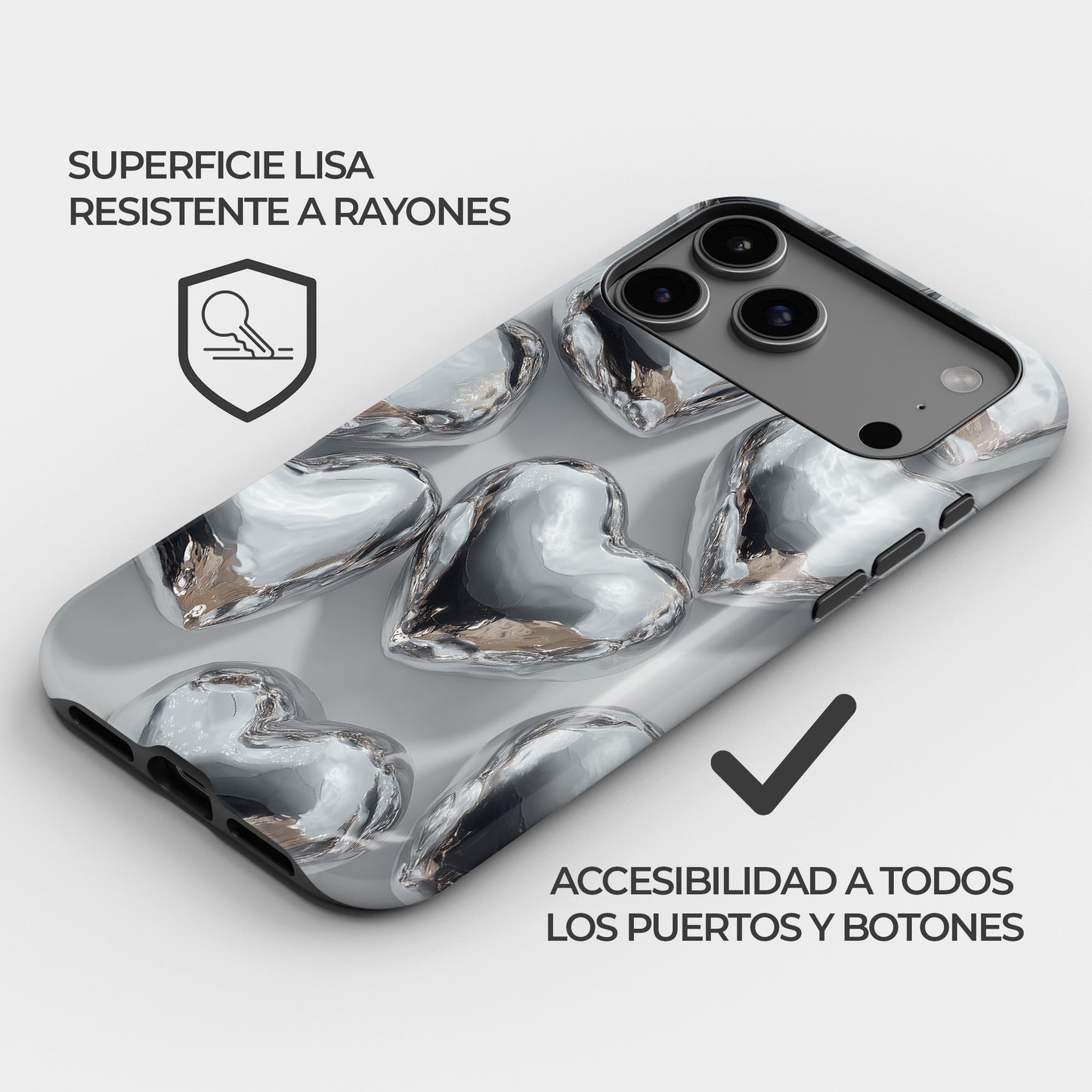 Carcasa Chrome Crush Funda de Doble Capa de Máxima protección.
