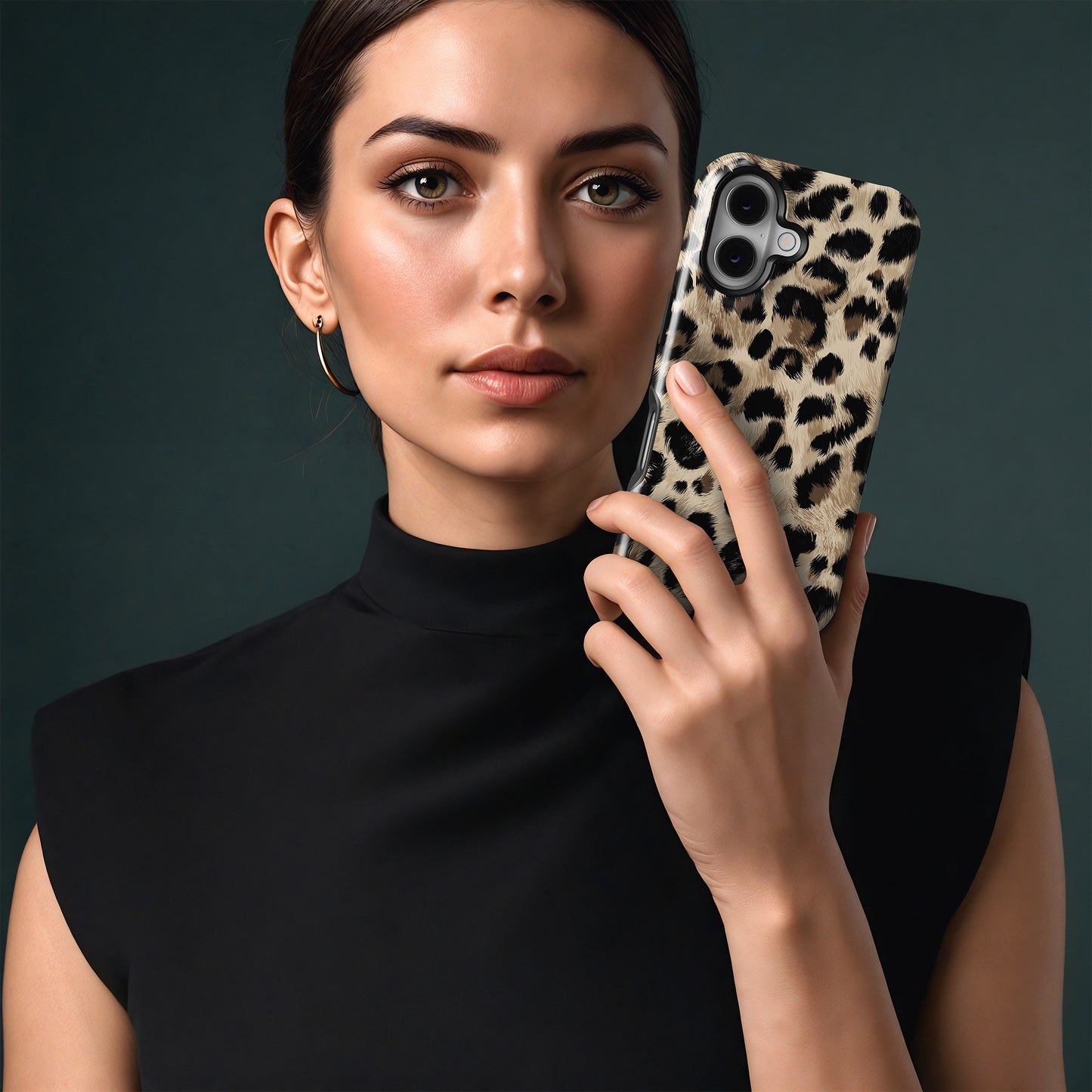 Carcasa Leopard Vibe Funda de Doble Capa de Máxima protección.