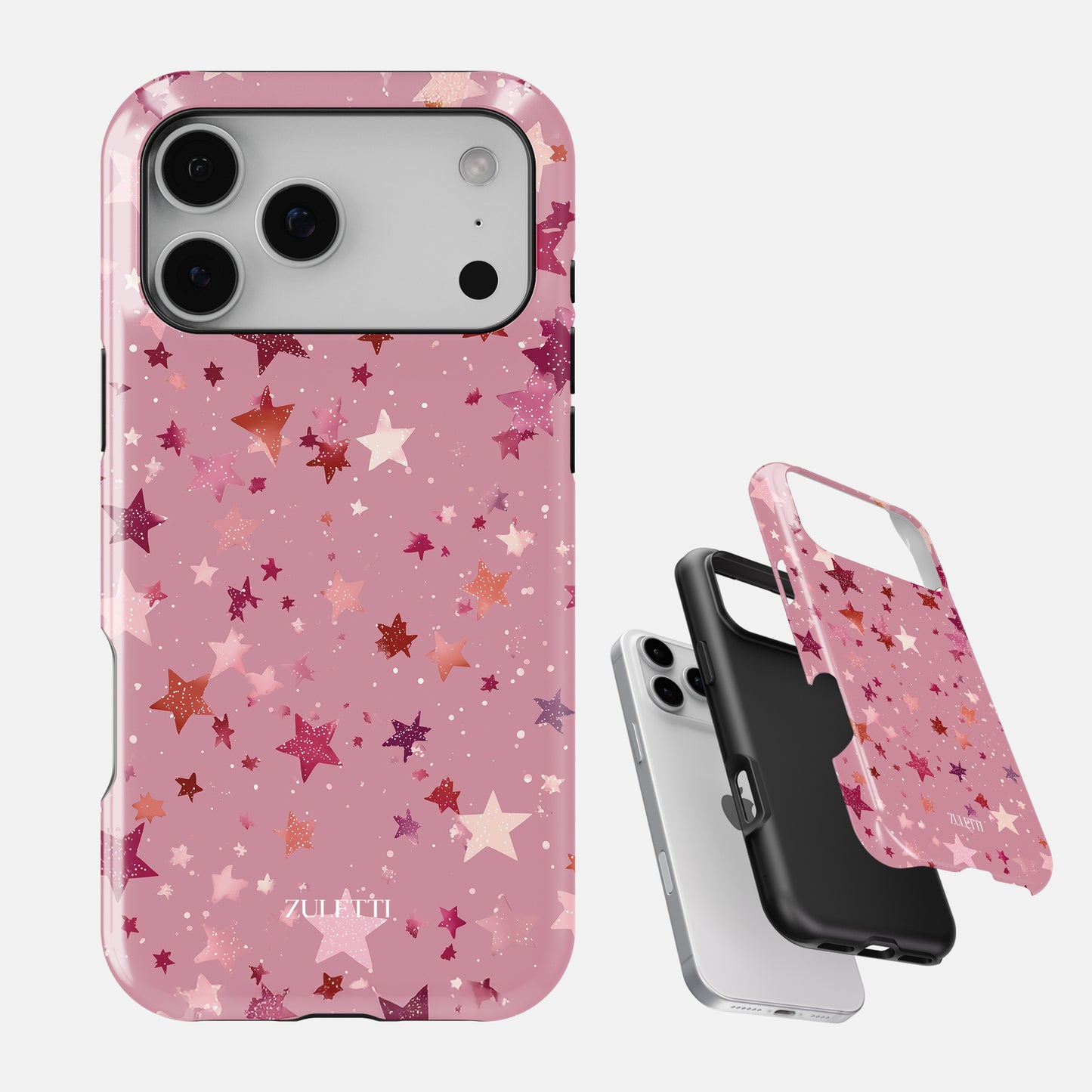 Carcasa Pink Confetti Funda de Doble Capa de Máxima protección.