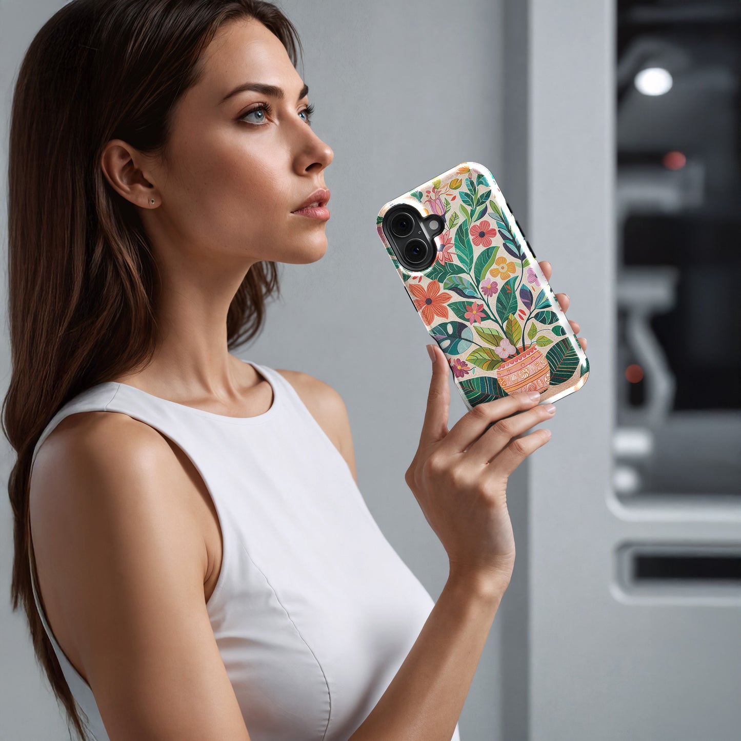 Carcasa Folk Garden Funda de Doble Capa de Máxima protección.