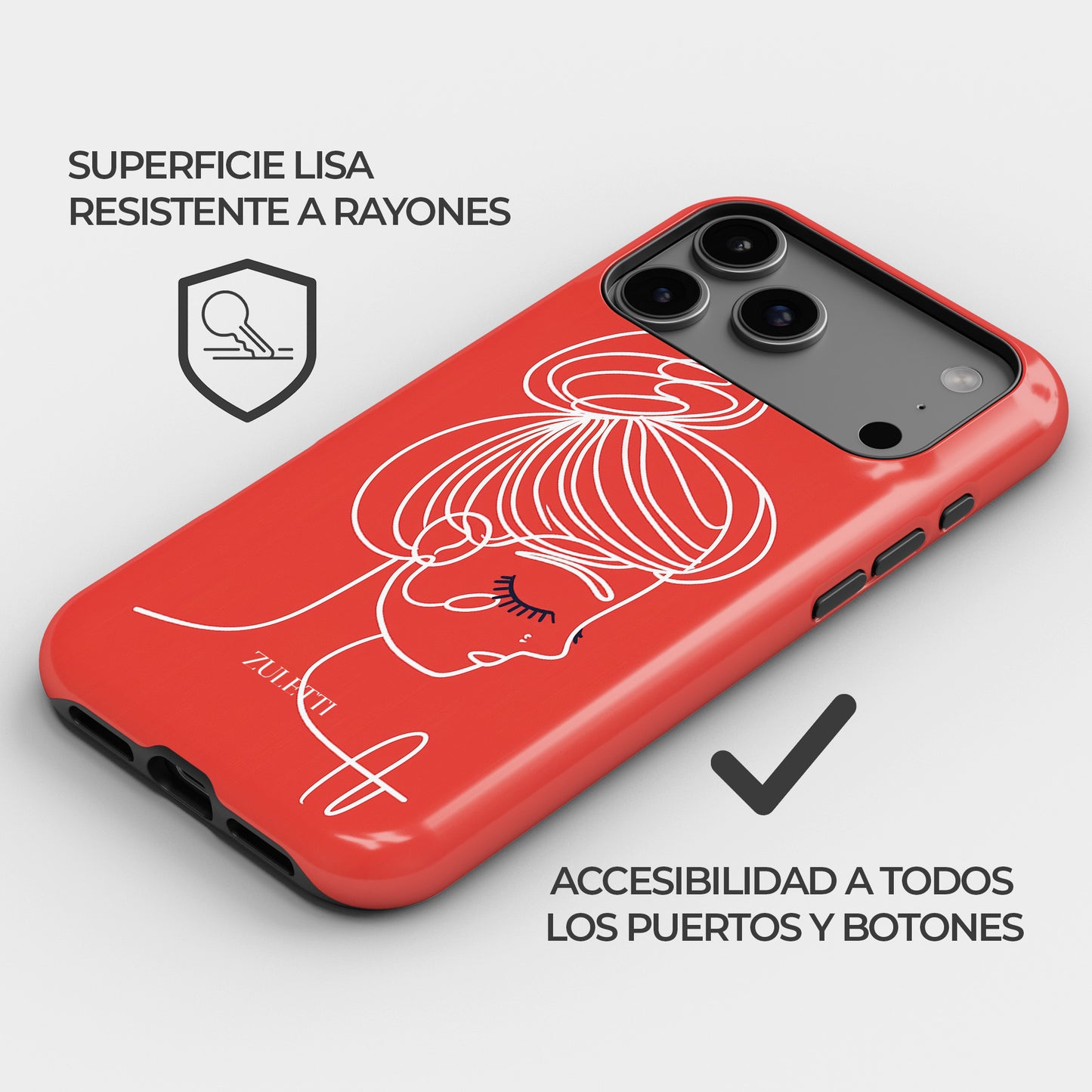 Carcasa Line Mood Funda de Doble Capa de Máxima protección.