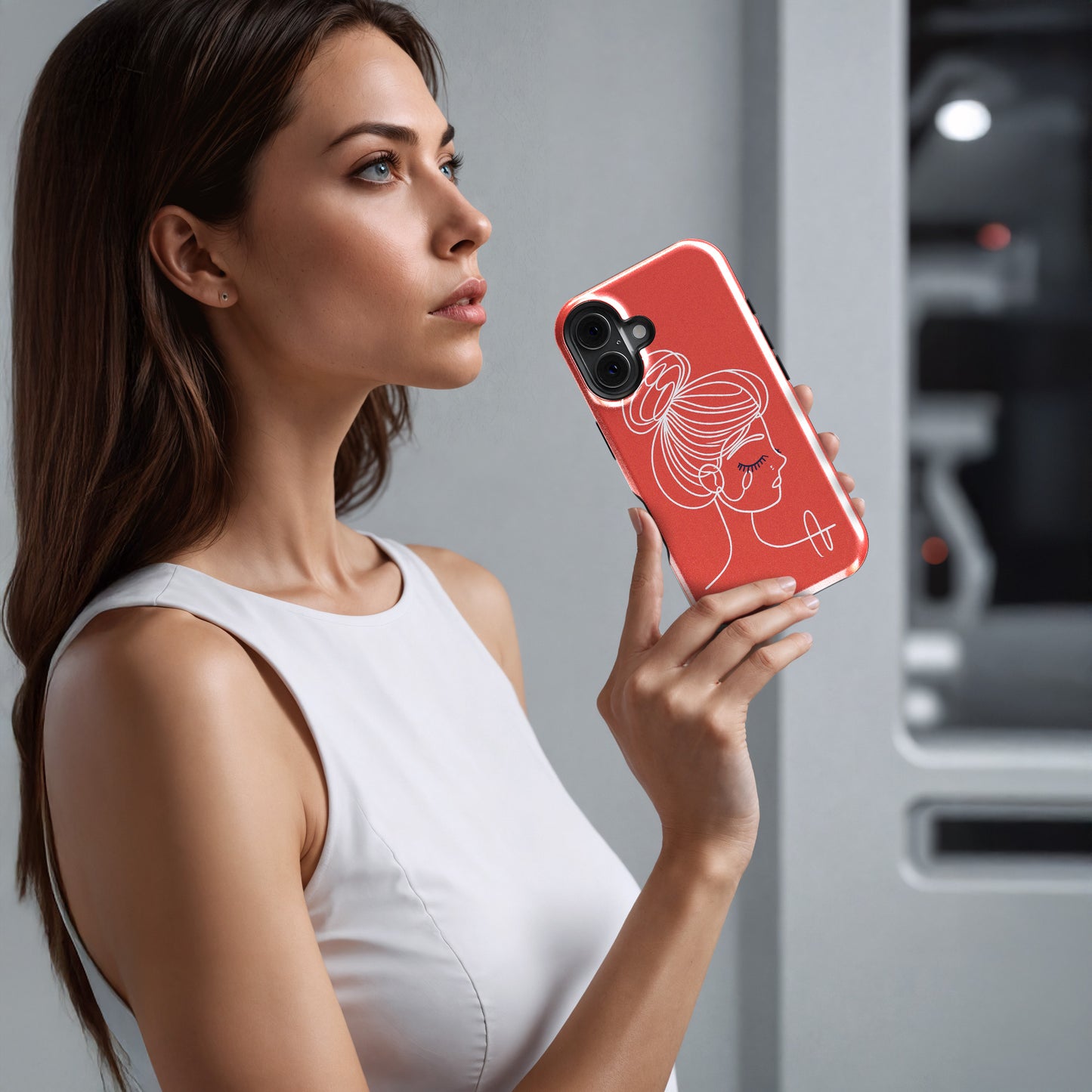 Carcasa Line Mood Funda de Doble Capa de Máxima protección.