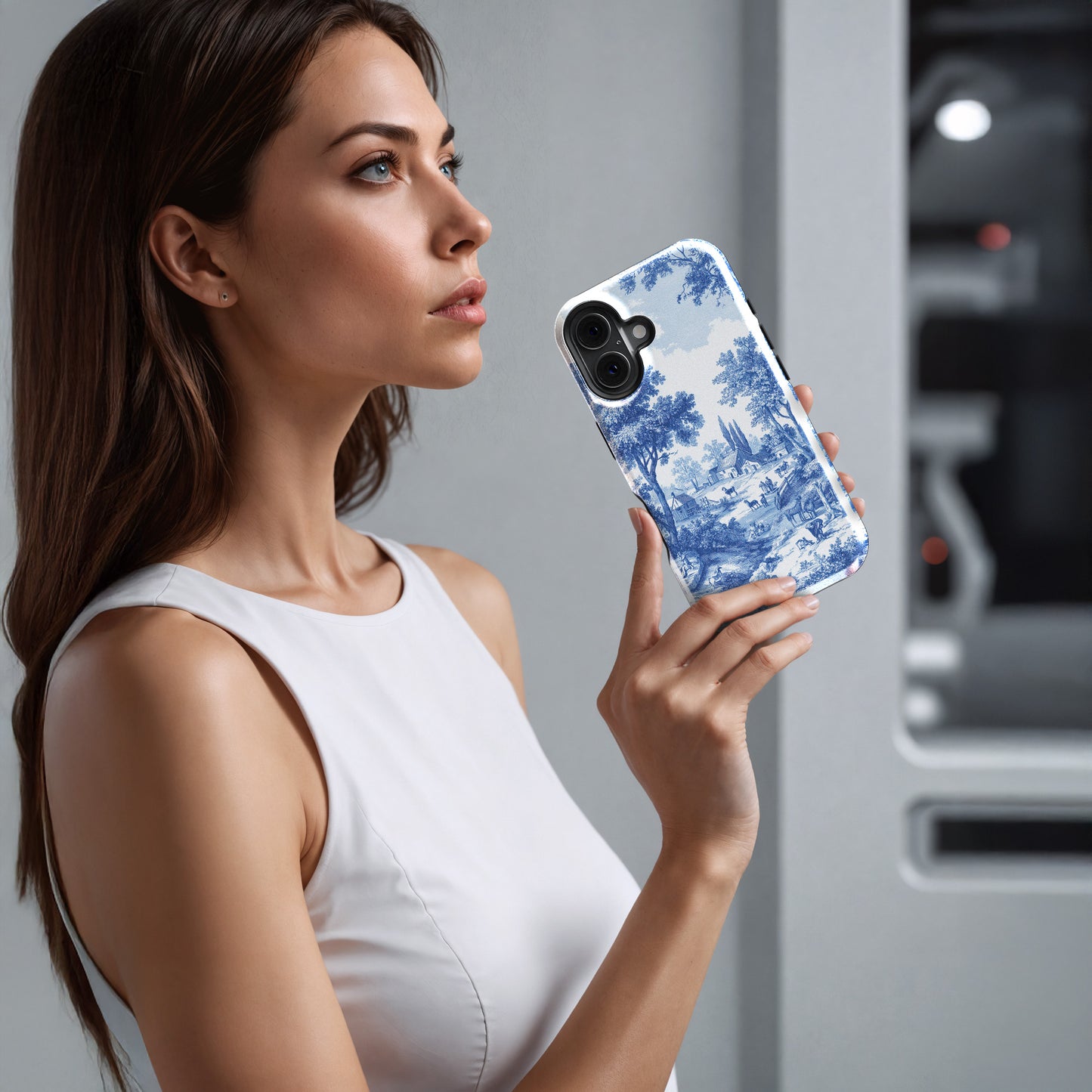 Carcasa Toile Chic Funda de Doble Capa de Máxima protección.