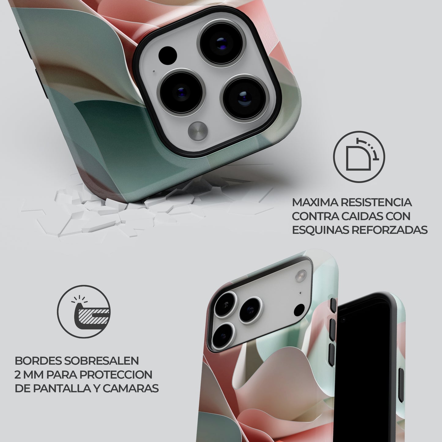 Carcasa Paper Flow Funda de Doble Capa de Máxima protección.