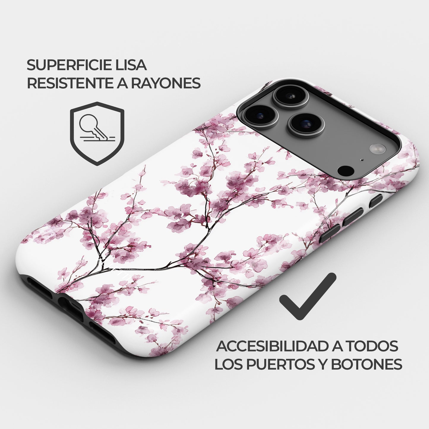 Carcasa Sakura Dream Funda de Doble Capa de Máxima protección.