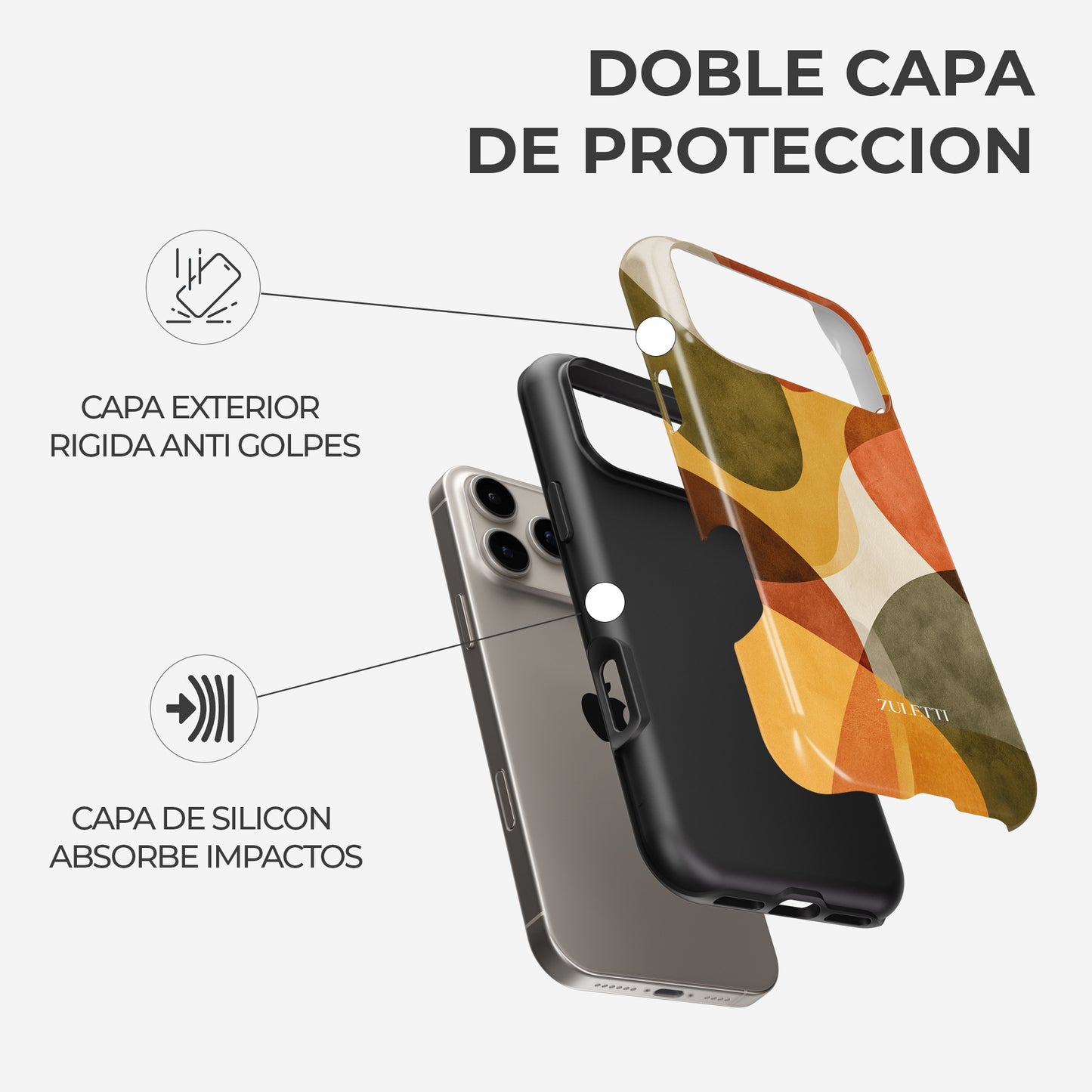 Carcasa Terra Flow Funda de Doble Capa de Máxima protección.