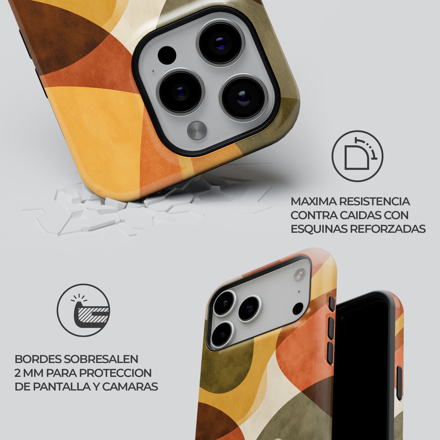 Carcasa Terra Flow Funda de Doble Capa de Máxima protección.