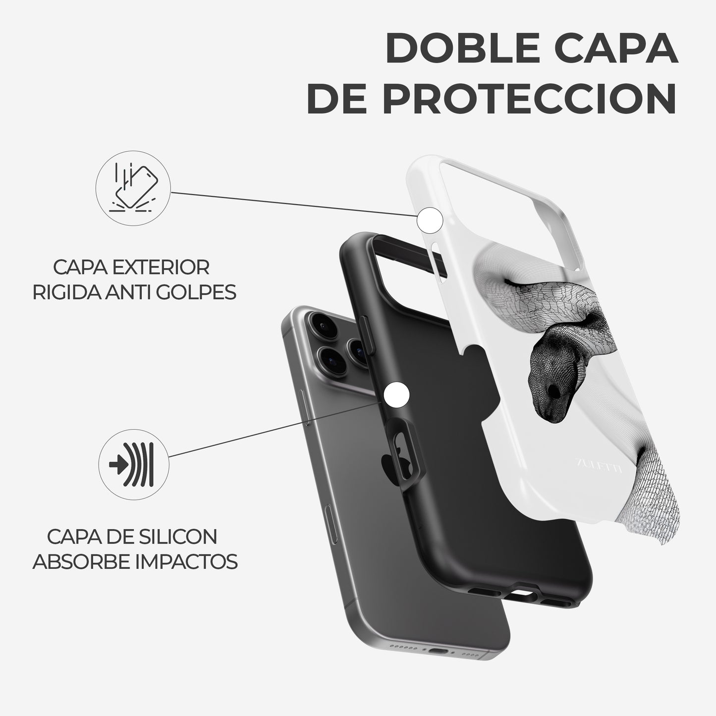 Carcasa Viper Mesh Funda de Doble Capa de Máxima protección.
