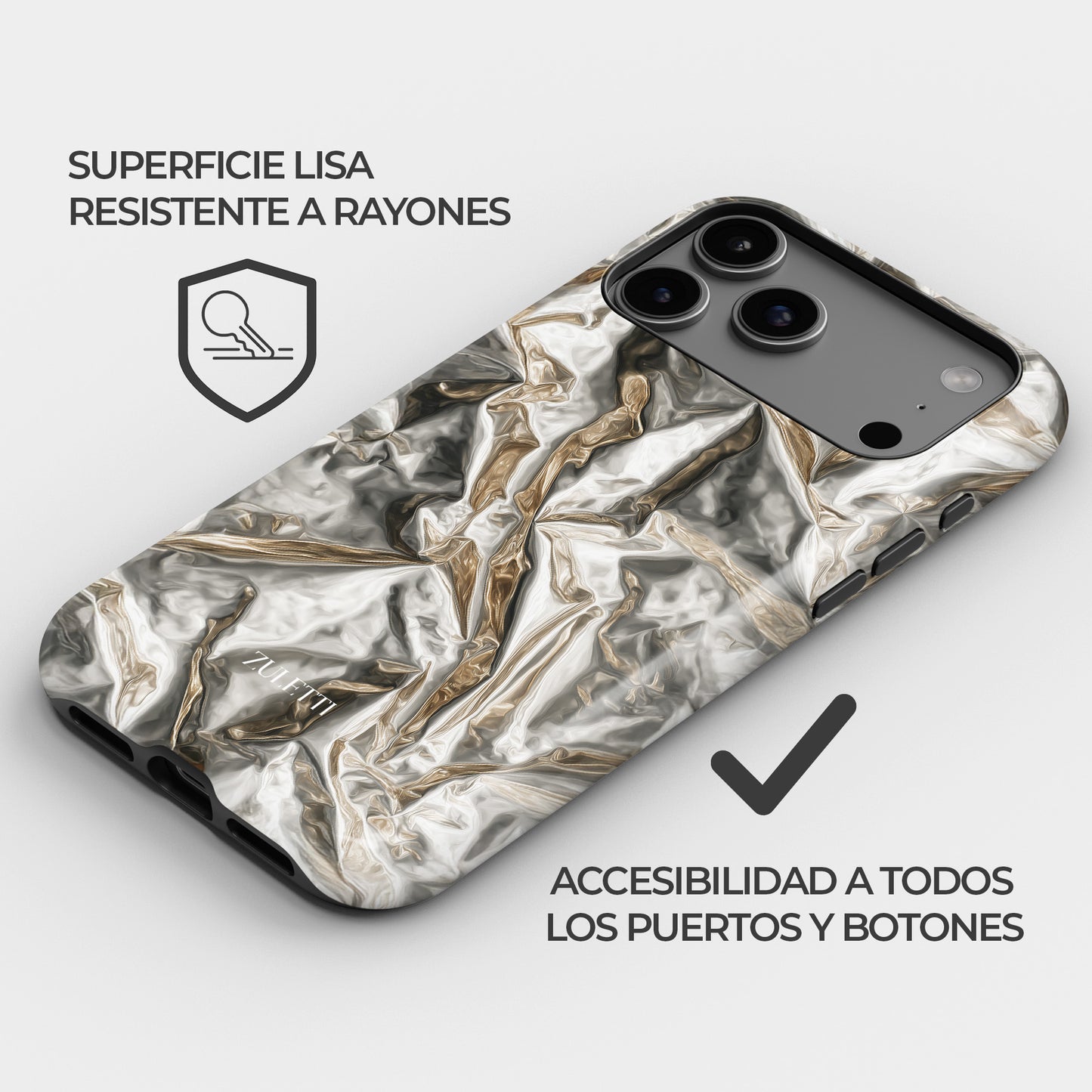 Carcasa Liquid Foil Funda de Doble Capa de Máxima protección.