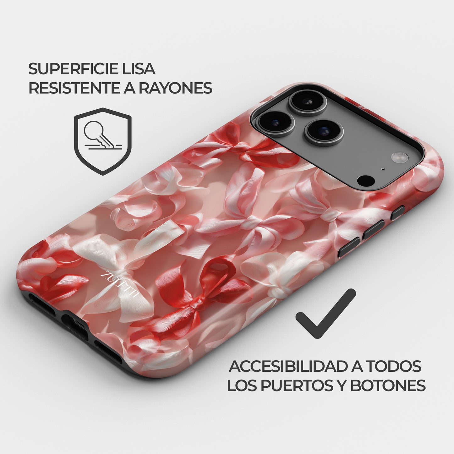 Carcasa Silk Bows Funda de Doble Capa de Máxima protección.