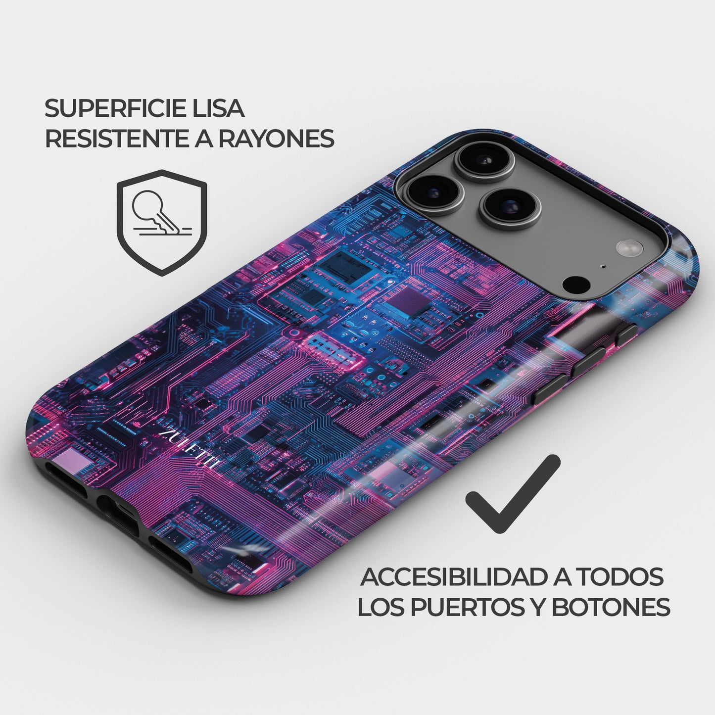 Carcasa Cyber Matrix Funda de Doble Capa de Máxima protección.