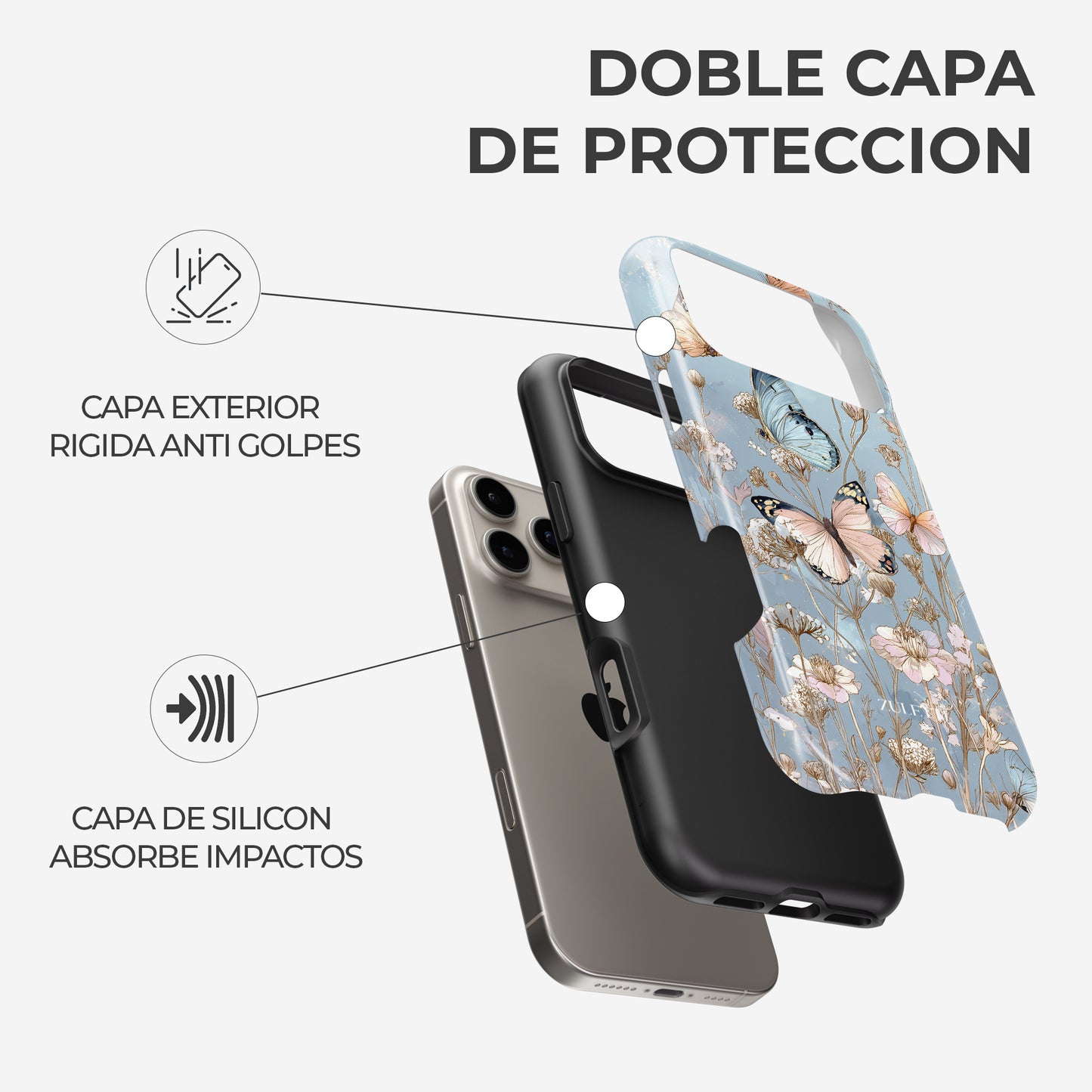 Carcasa Ethereal Flight Funda de Doble Capa de Máxima protección.