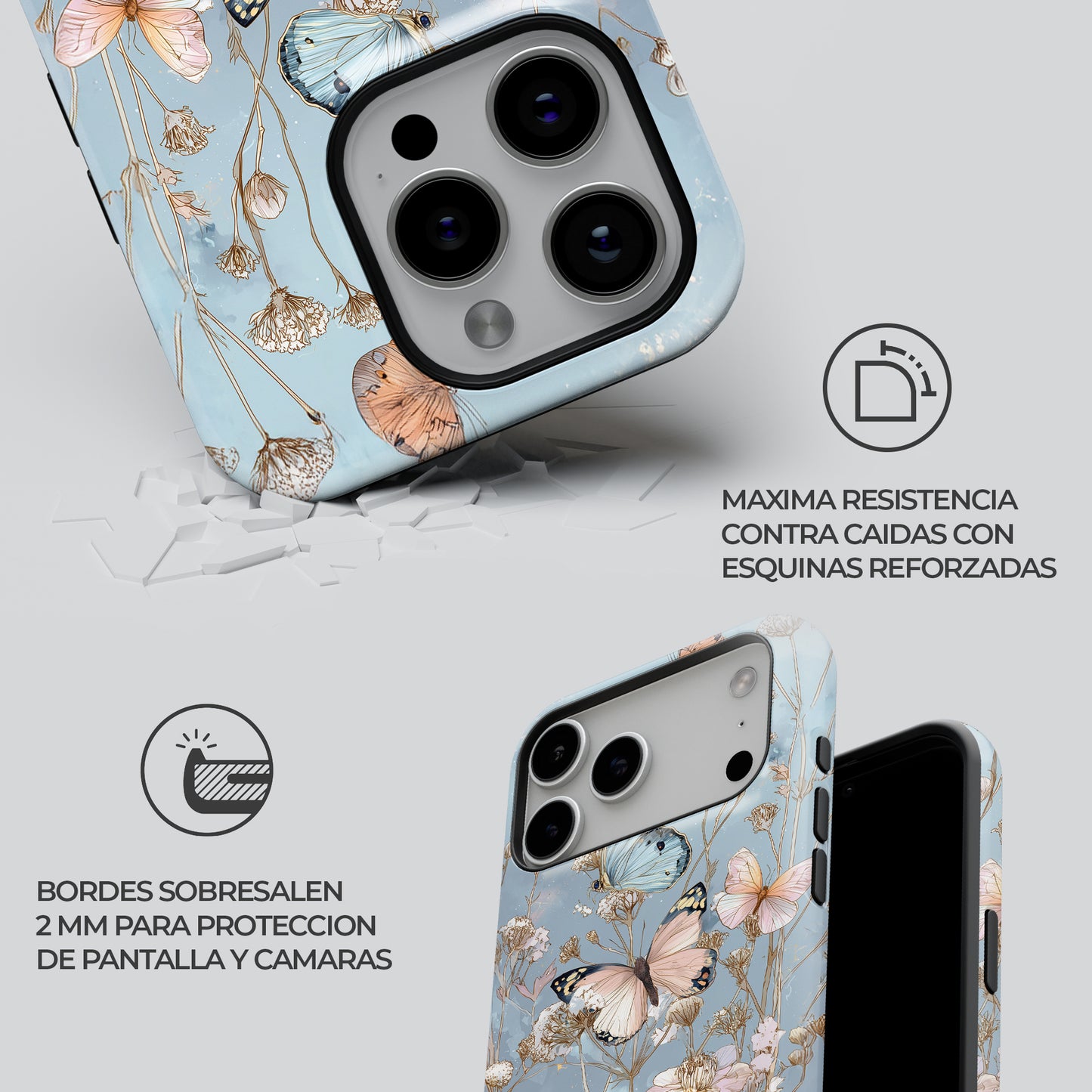 Carcasa Ethereal Flight Funda de Doble Capa de Máxima protección.