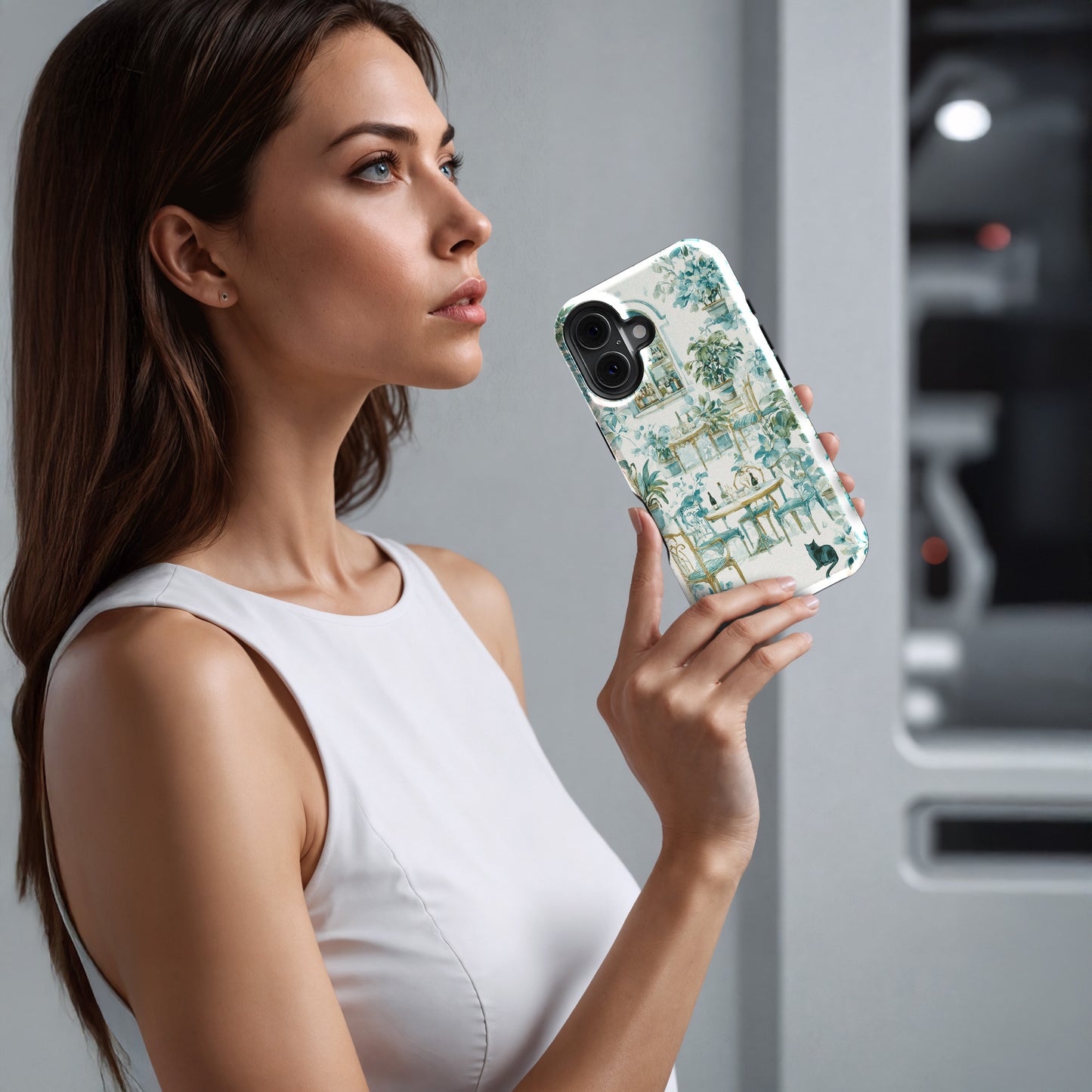 Carcasa Secret Garden Funda de Doble Capa de Máxima protección.