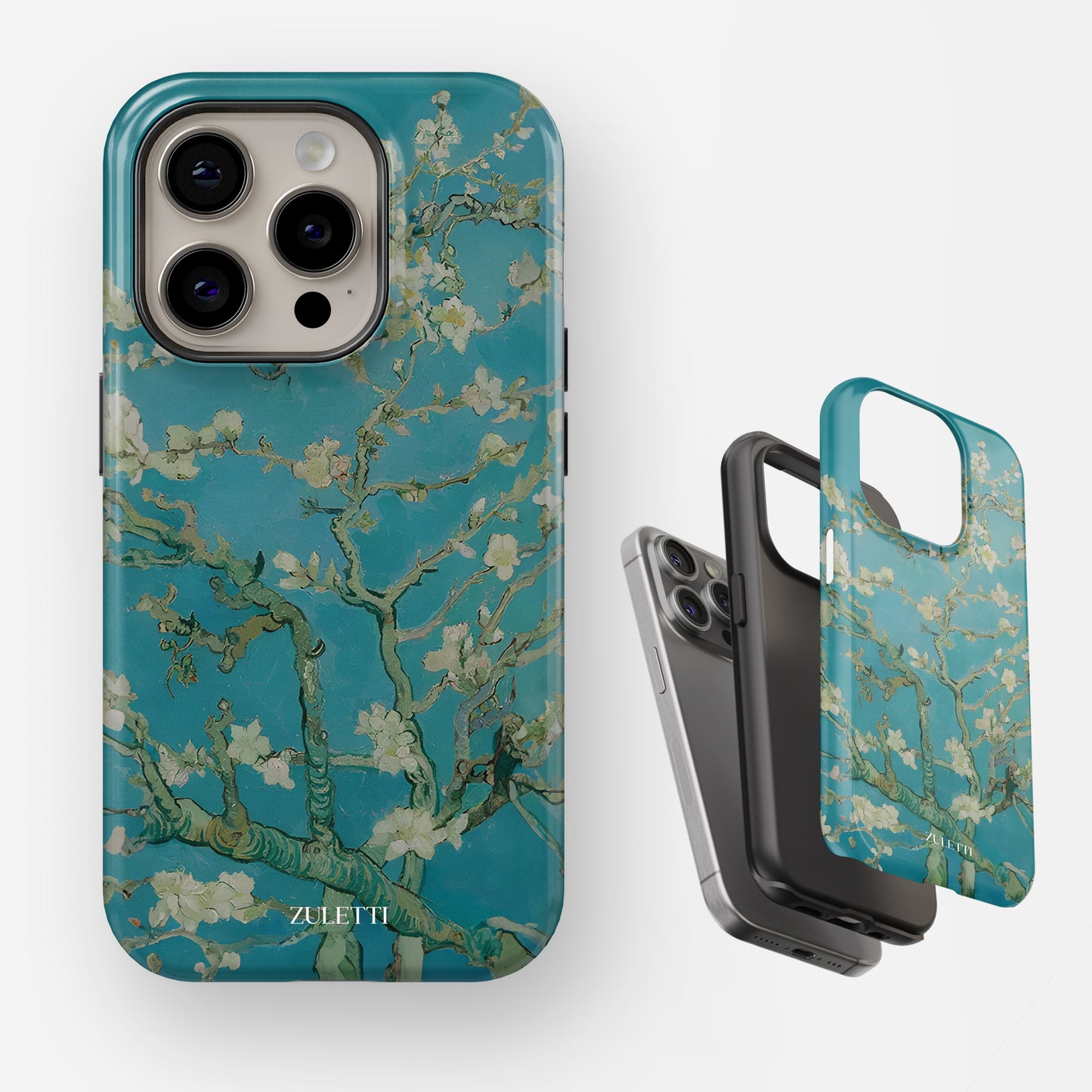 Carcasa Floral Whispering Blossoms Funda de Doble Capa de Máxima protección