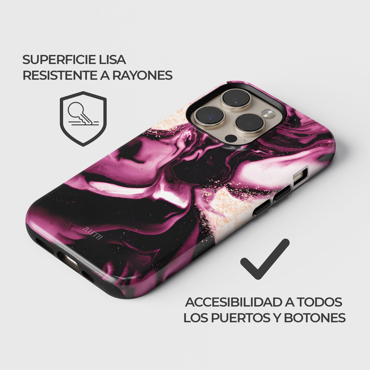 Carcasa Fucsia Mystic Elixir Funda de Doble Capa de Máxima protección