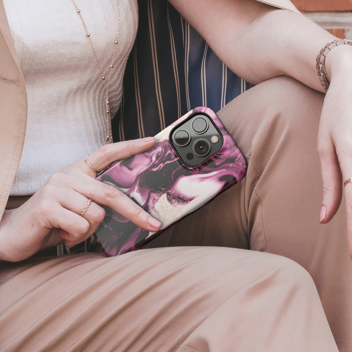 Carcasa Fucsia Mystic Elixir Funda de Doble Capa de Máxima protección