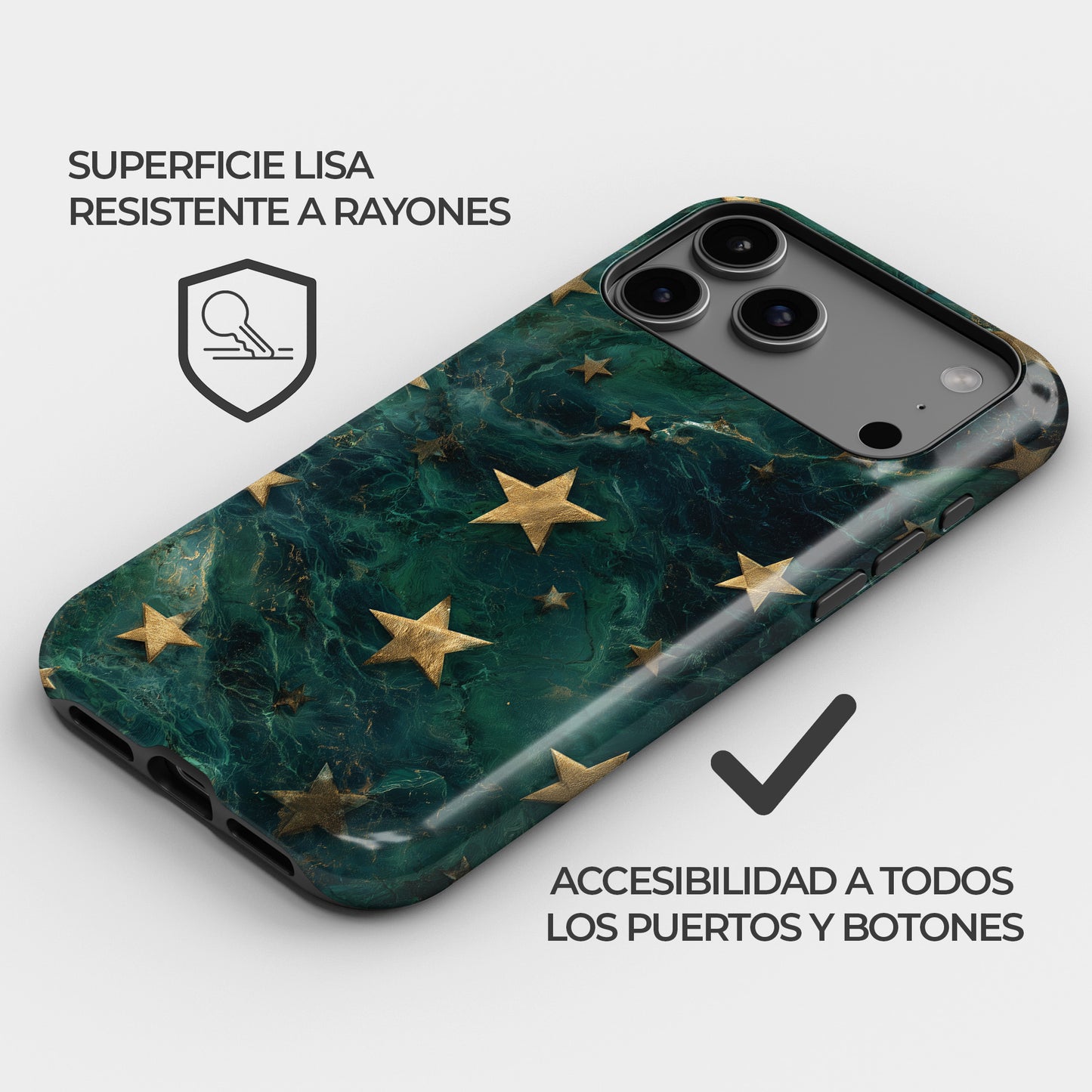 Carcasa Emerald Star Mirage Funda de Doble Capa de Máxima protección