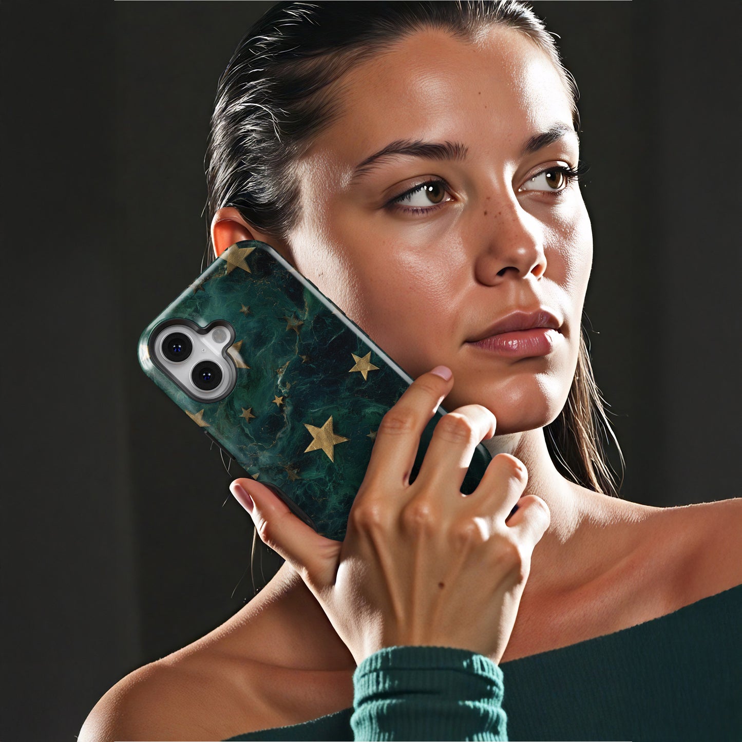 Carcasa Emerald Star Mirage Funda de Doble Capa de Máxima protección