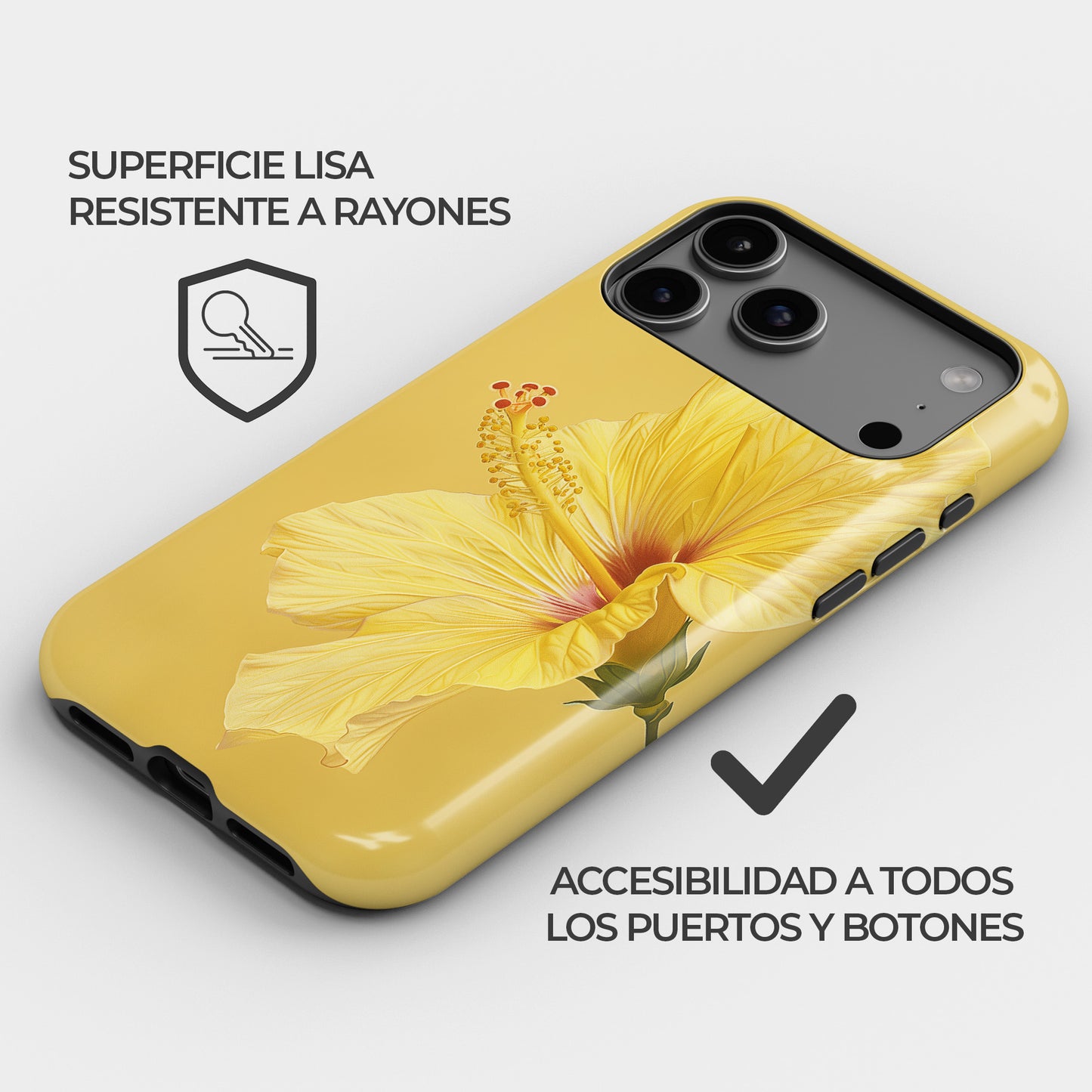 Carcasa Golden Sunset Waves Funda de Doble Capa de Máxima protección.
