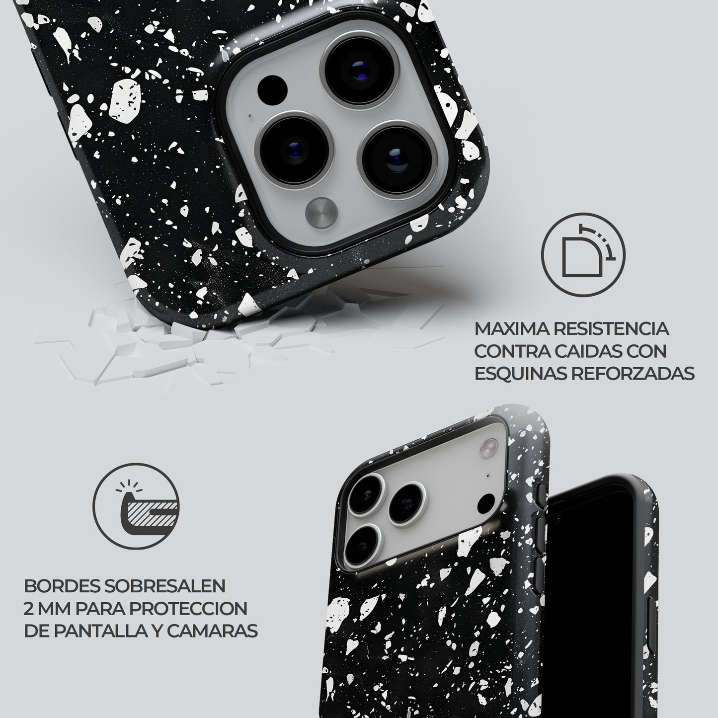 Carcasa Cosmic Lavender Dream Funda de Doble Capa de Máxima protección.