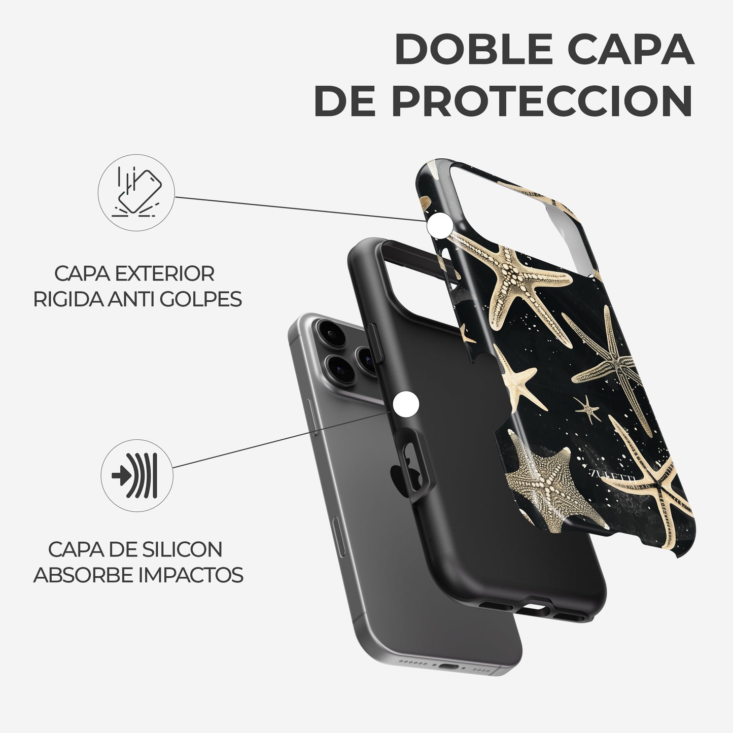 Carcasa Starlight Dive Funda de Doble Capa de Máxima protección.