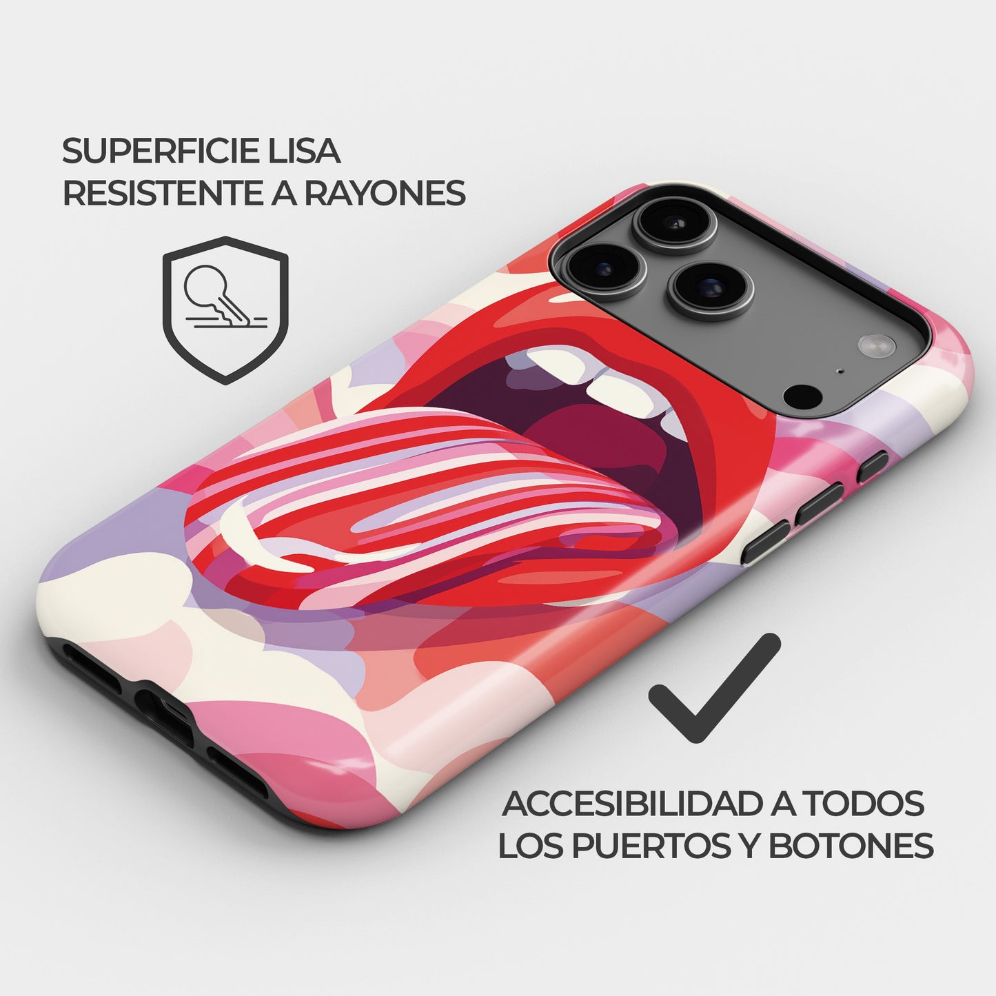 Carcasa Cherry Bomb Funda de Doble Capa de Máxima protección.
