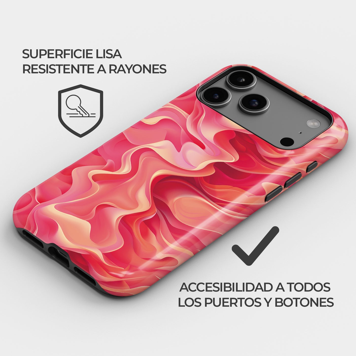 Carcasa Flamingo Flow Funda de Doble Capa de Máxima protección.