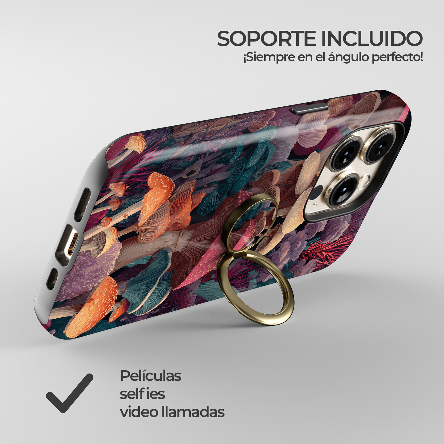 Soporte de anillo para celular Mystic Bloom