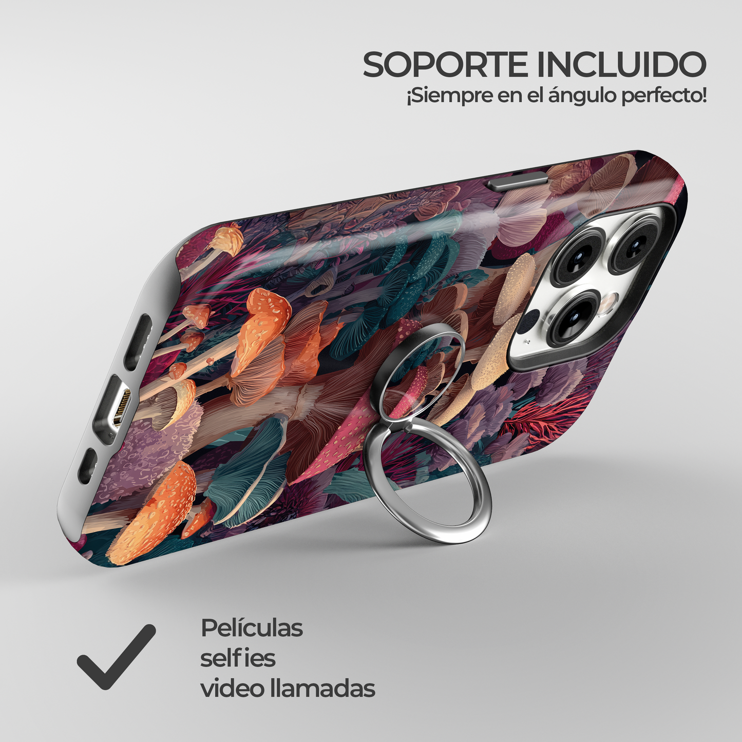 Soporte de anillo para celular Mystic Bloom
