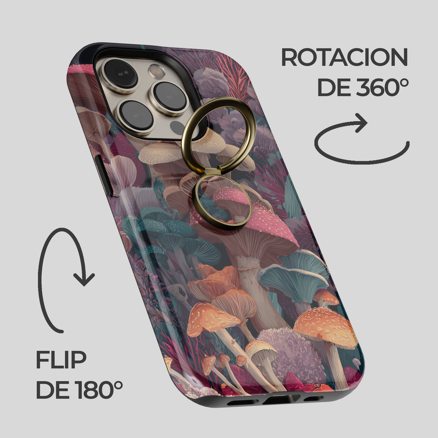 Soporte de anillo para celular Mystic Bloom