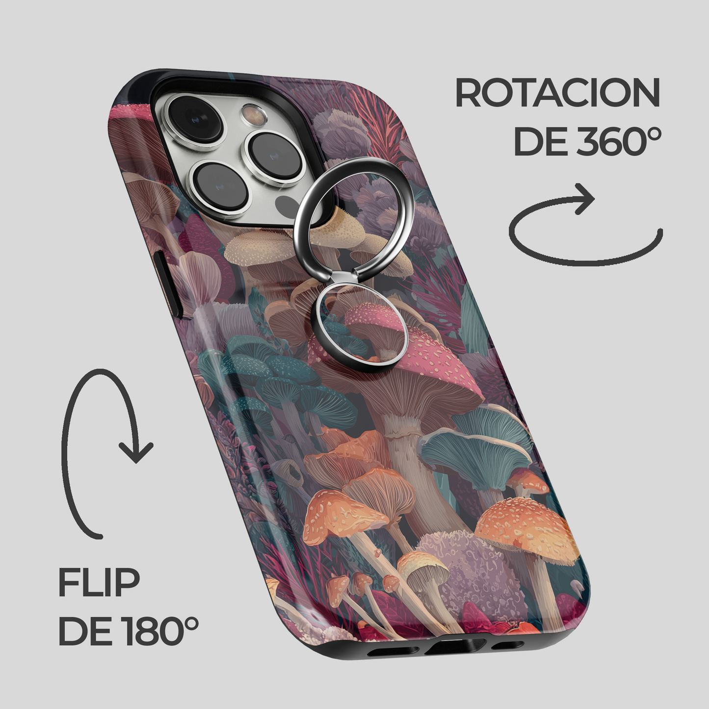 Soporte de anillo para celular Mystic Bloom