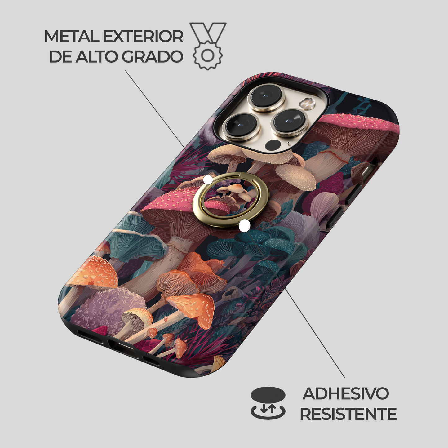 Soporte de anillo para celular Mystic Bloom