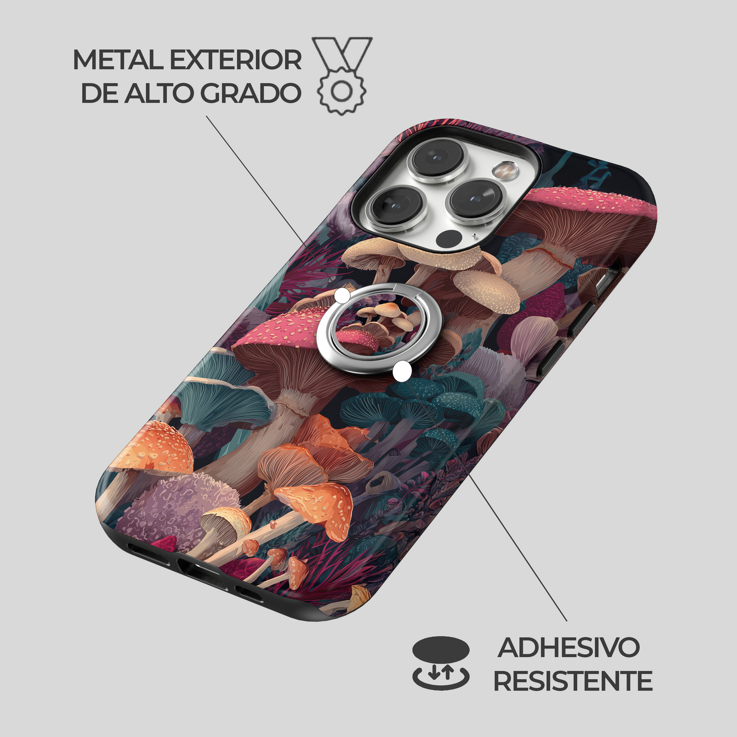 Soporte de anillo para celular Mystic Bloom