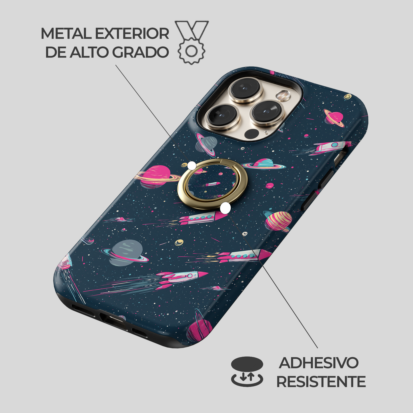 Soporte de anillo para celular Cosmic Crush