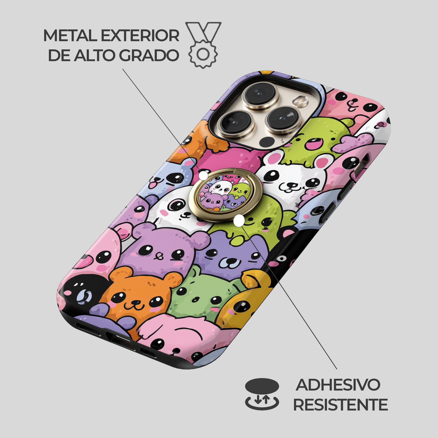 Soporte de anillo para celular Cutie Crew