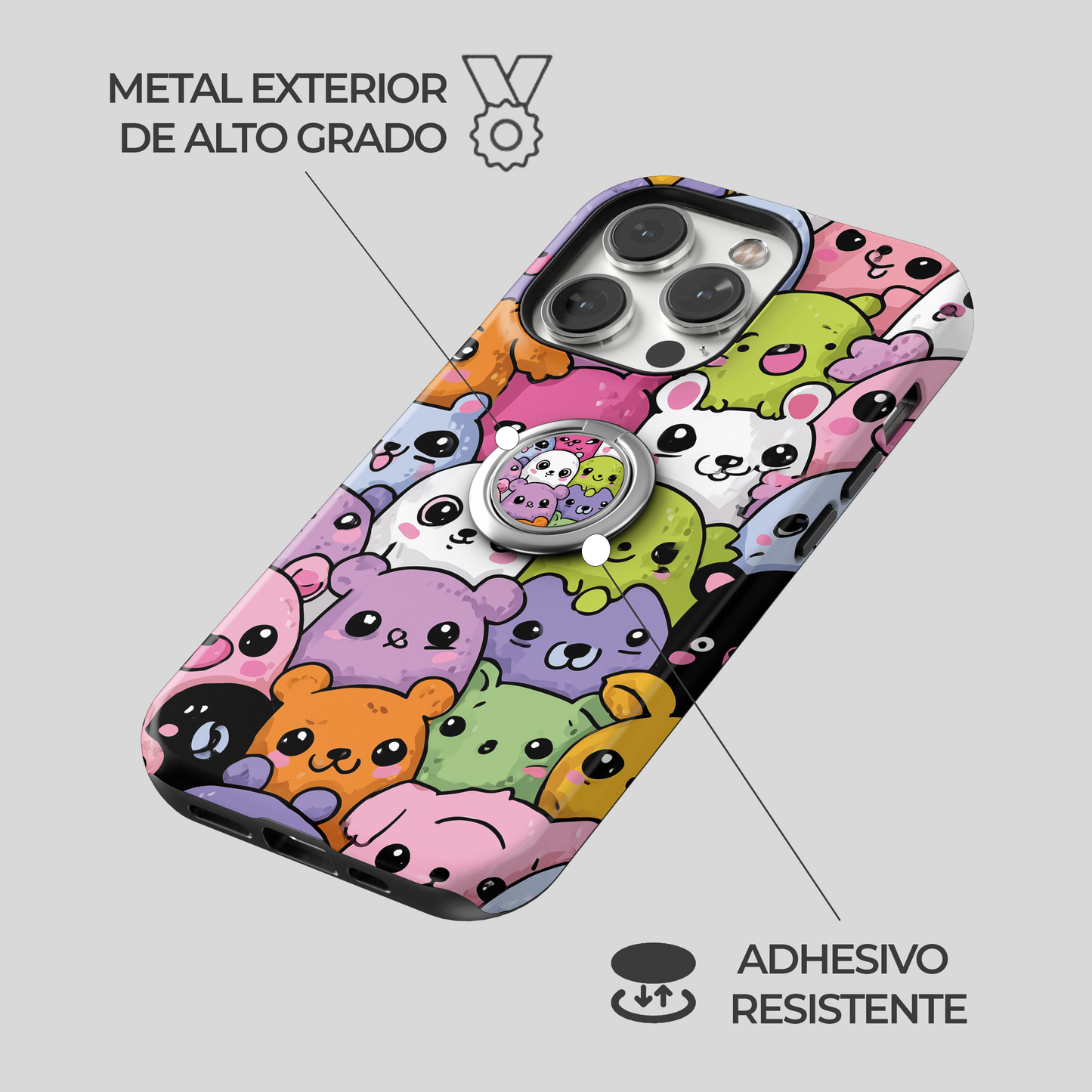 Soporte de anillo para celular Cutie Crew