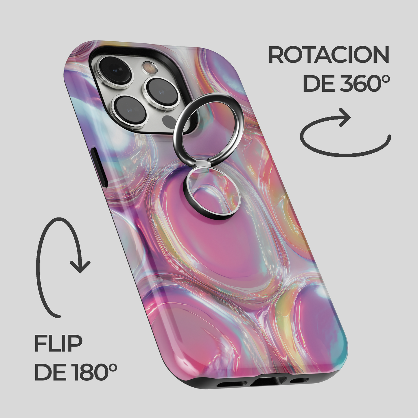 Soporte de anillo para celular Bubble Glam