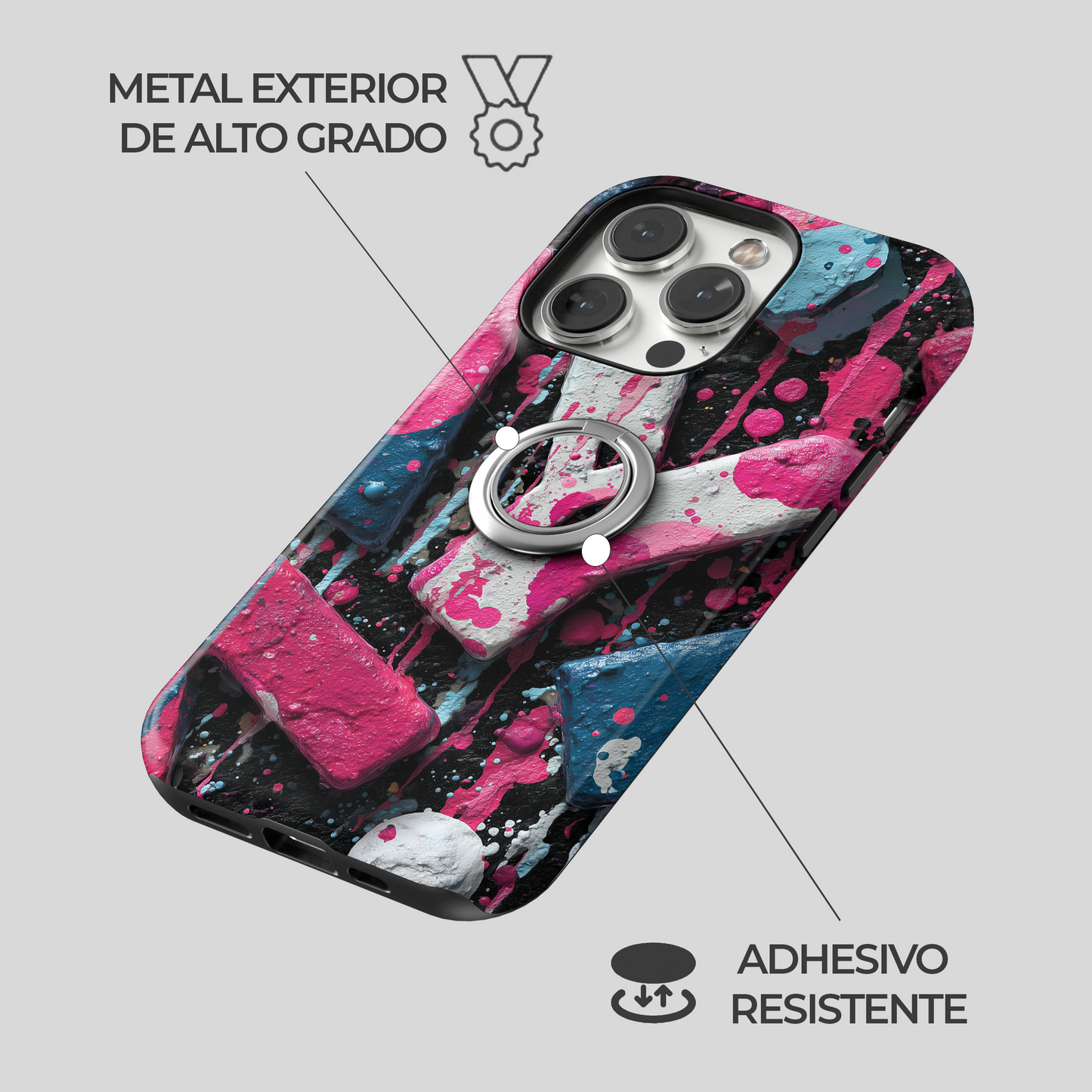Soporte de anillo para celular Street Pop