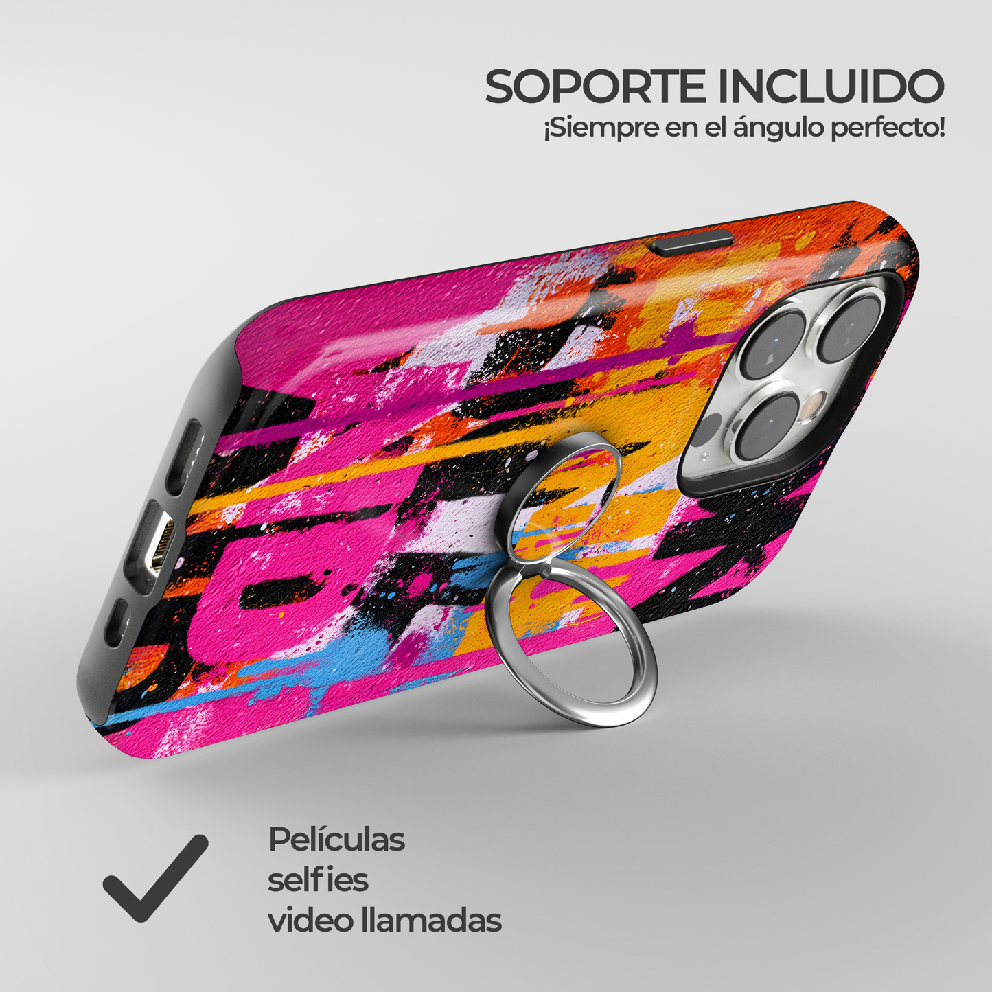Soporte de anillo para celular Tag Vandal